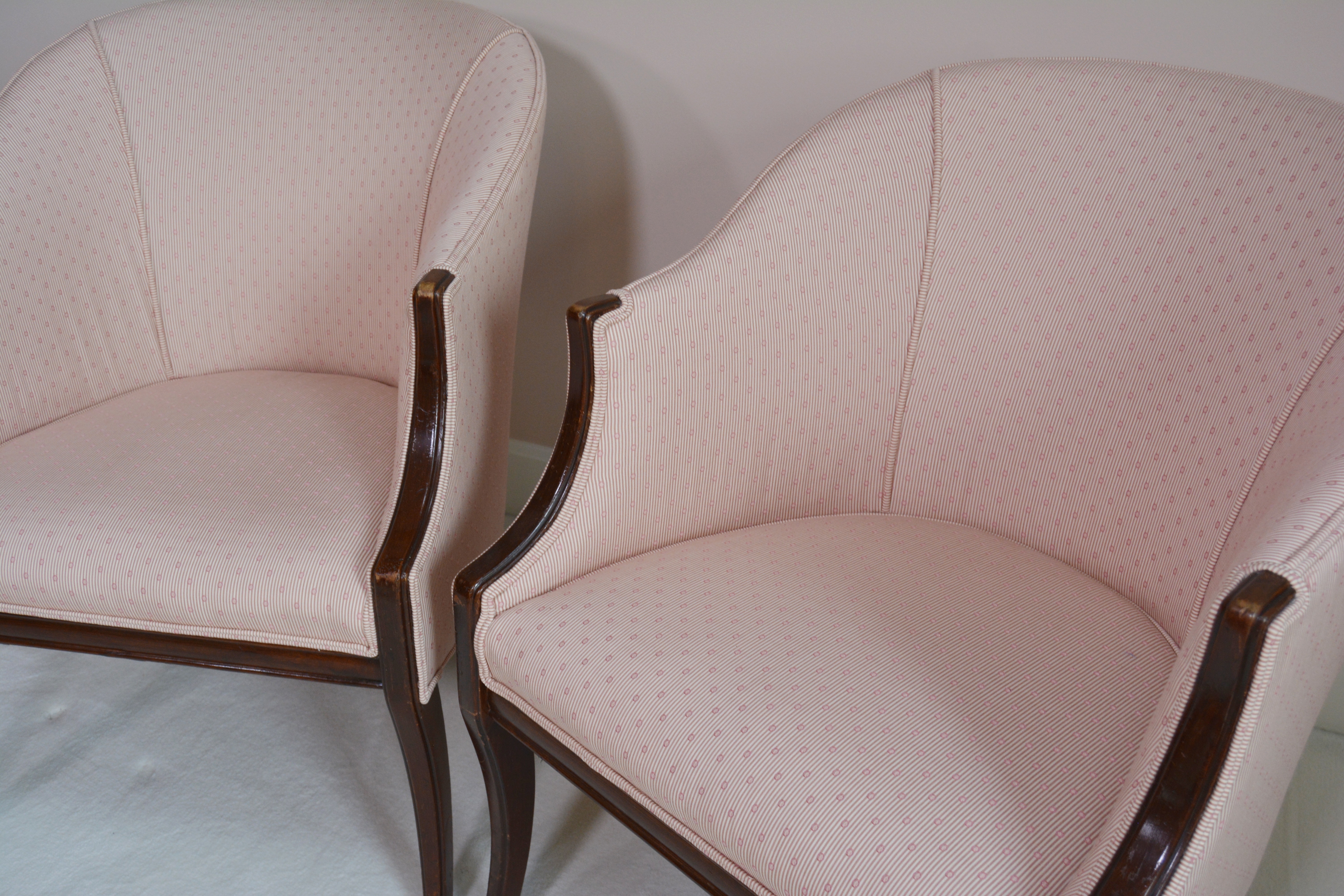 Barrel Back Armchairs