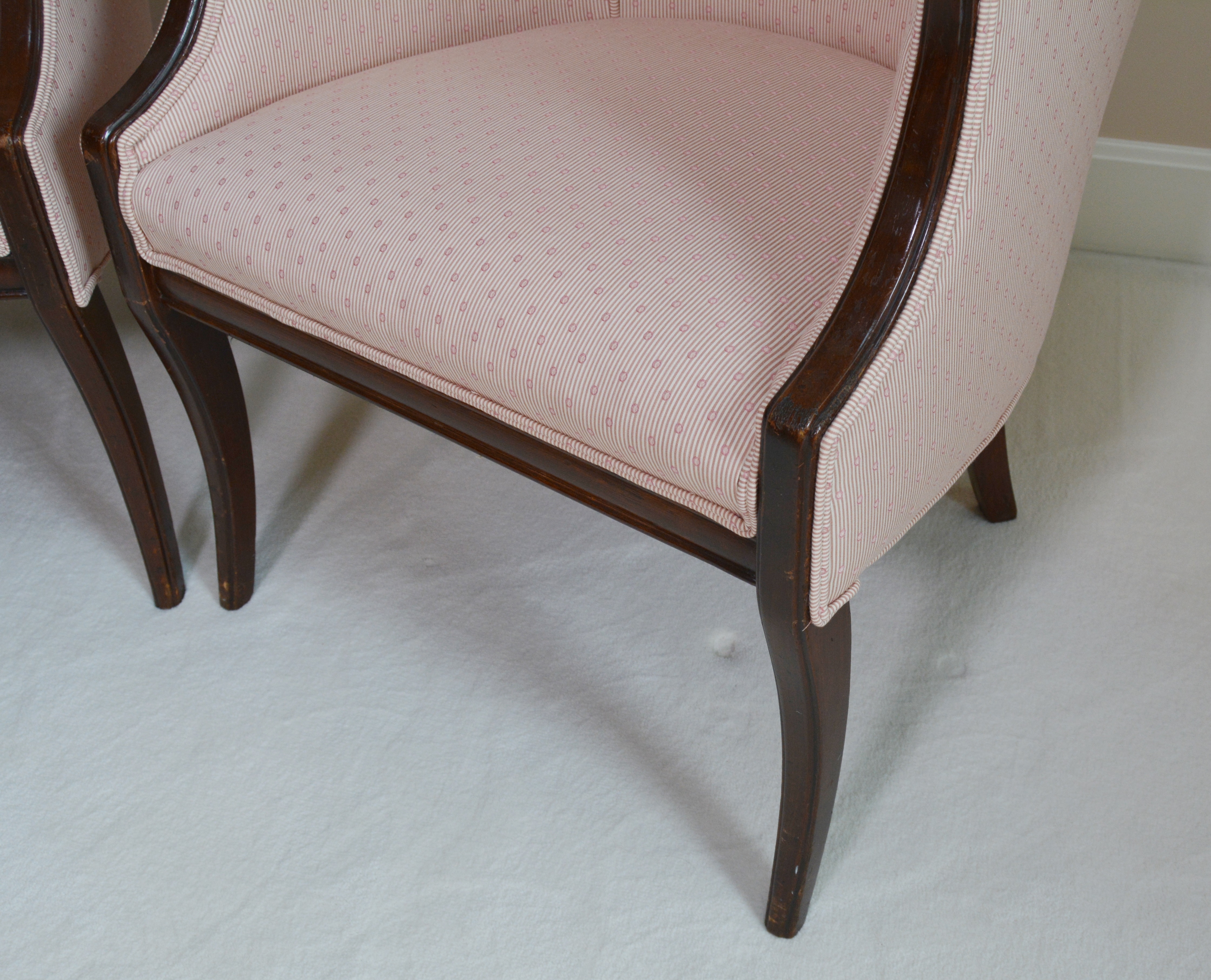 Barrel Back Armchairs