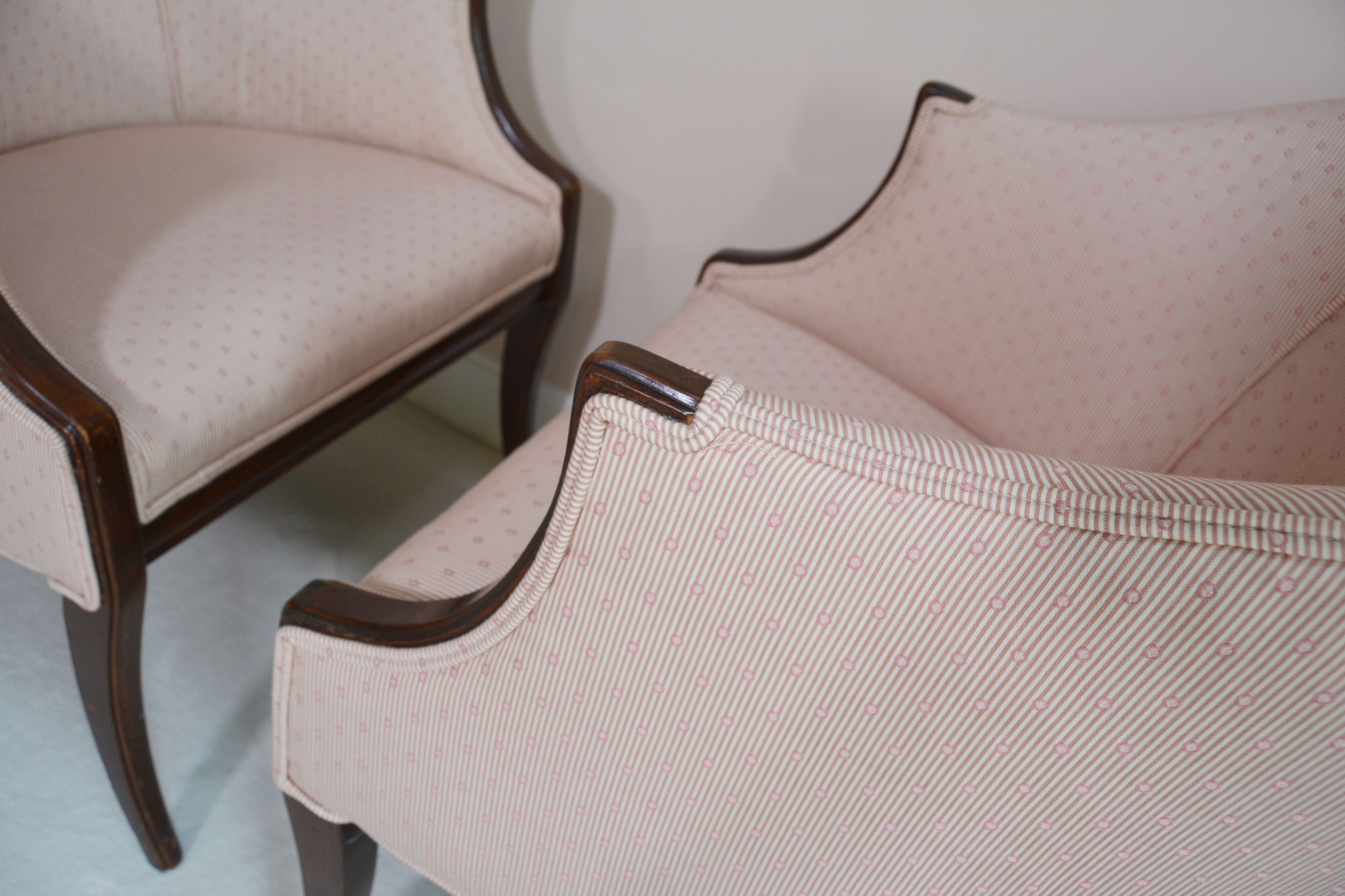 Barrel Back Armchairs