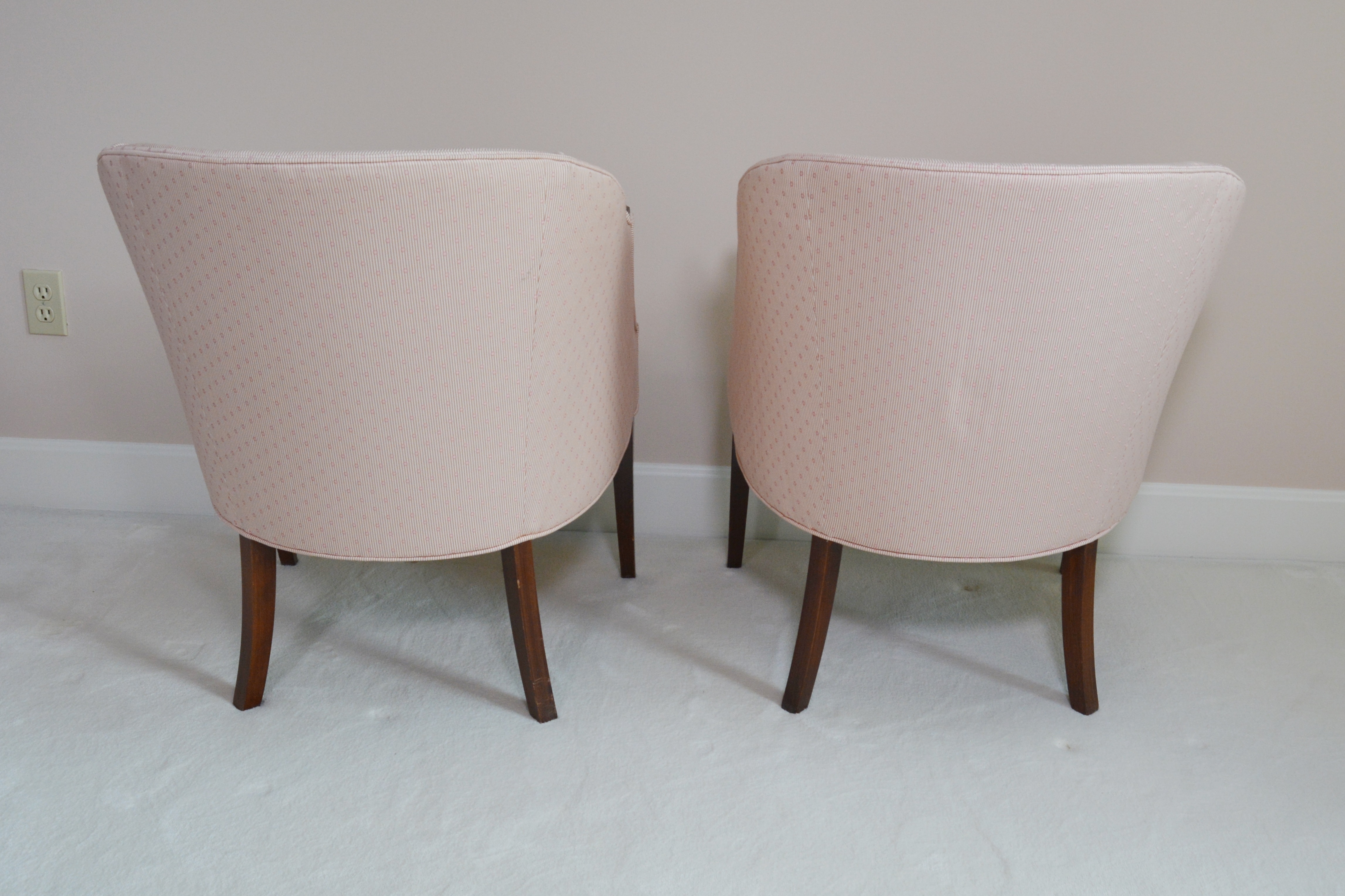 Barrel Back Armchairs