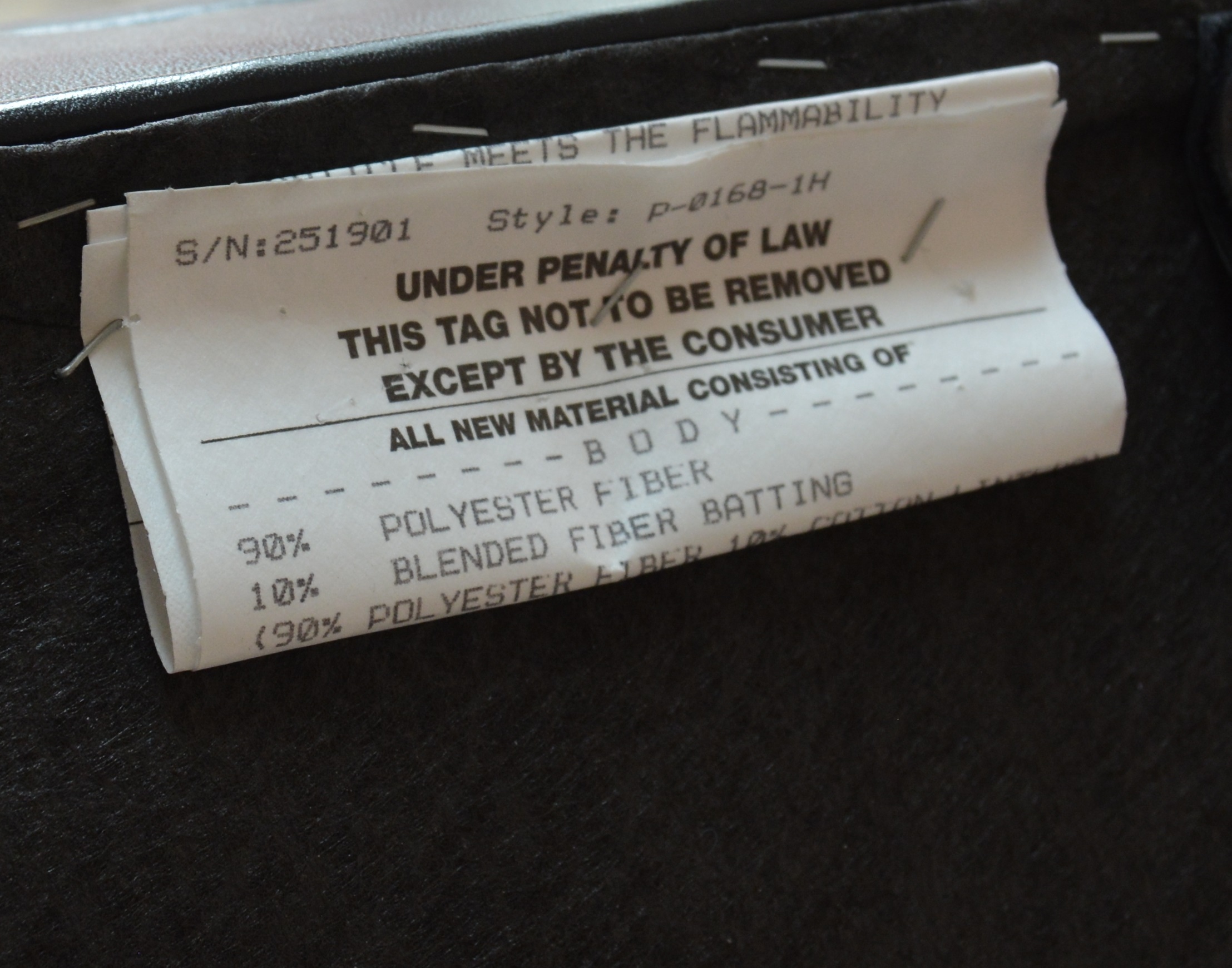 Black Leather Petite Wing Chair by Ferguson Copeland, Ltd.