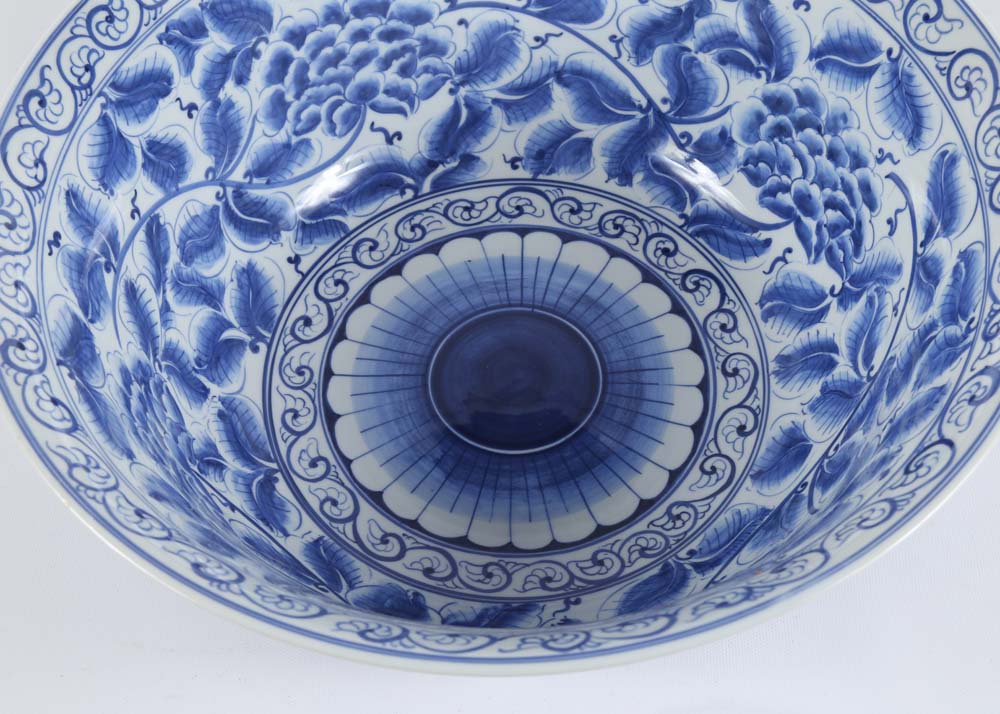 Blue and White Ceramic Bowl