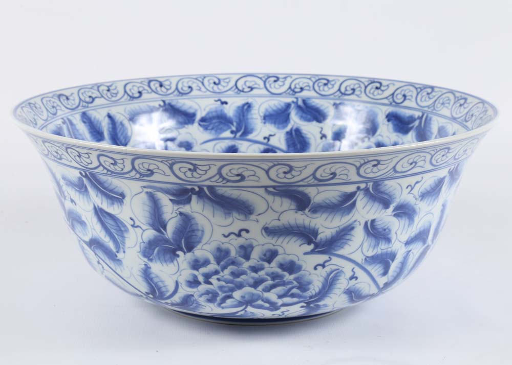 Blue and White Ceramic Bowl