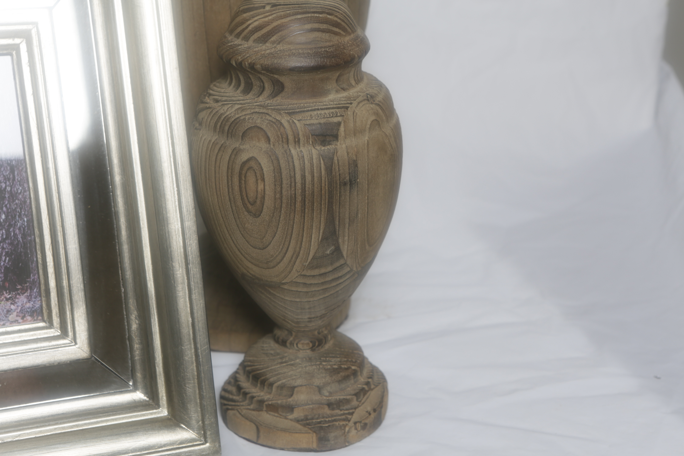 Pottery Barn "Pocket Watch" Clock with Mirrored Picture Frames