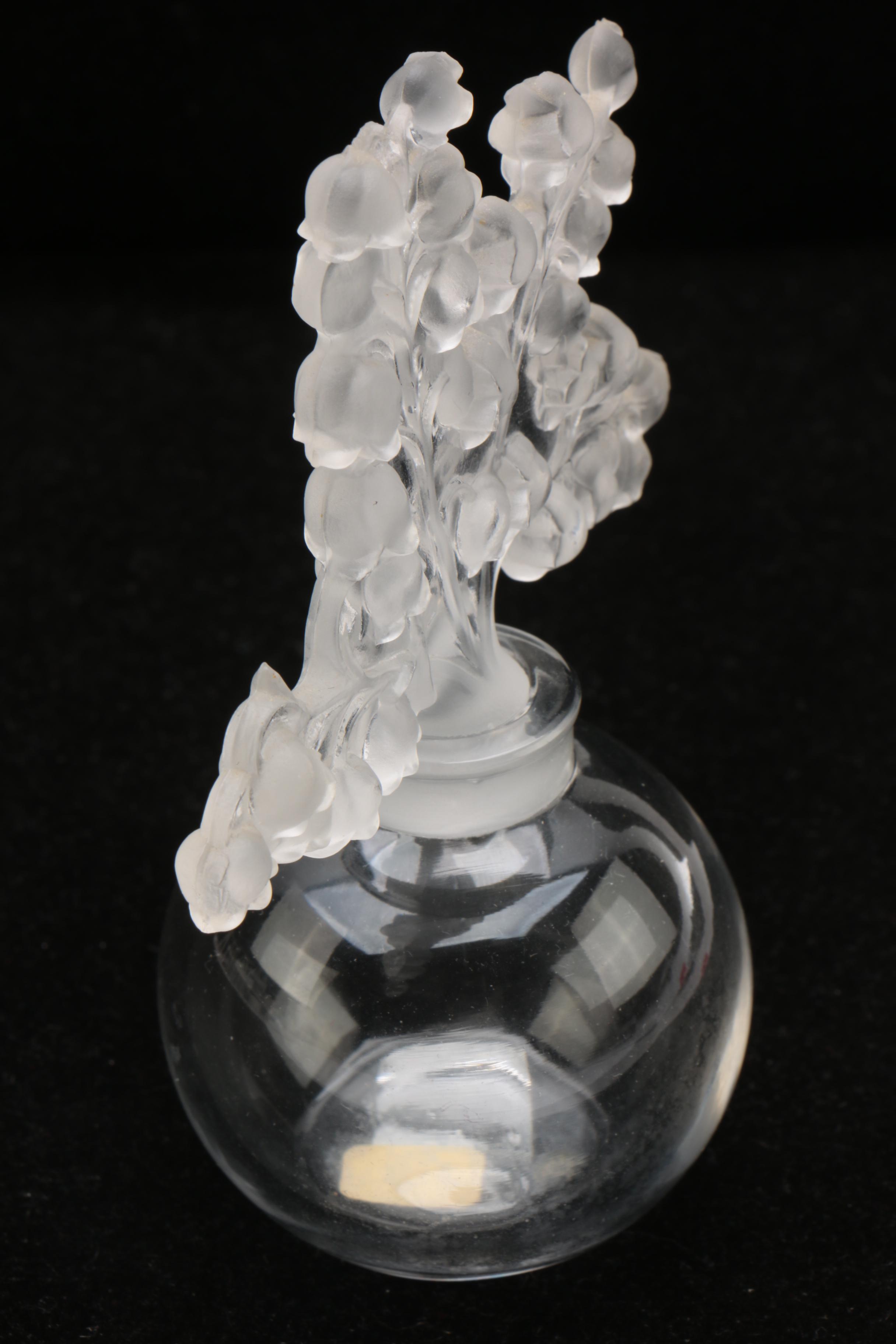 Lalique "Clairefontaine" Crystal Perfume Bottle