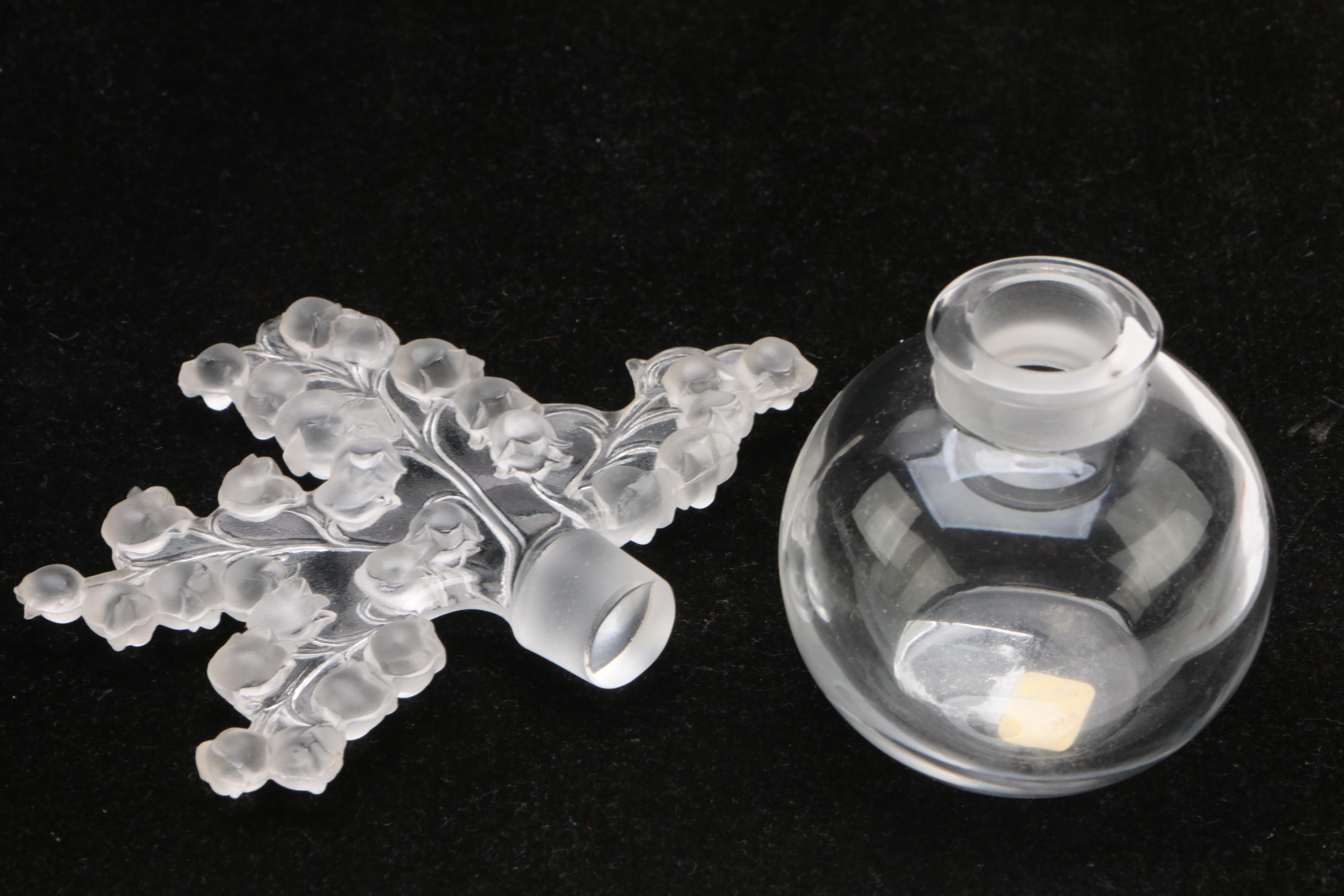 Lalique "Clairefontaine" Crystal Perfume Bottle