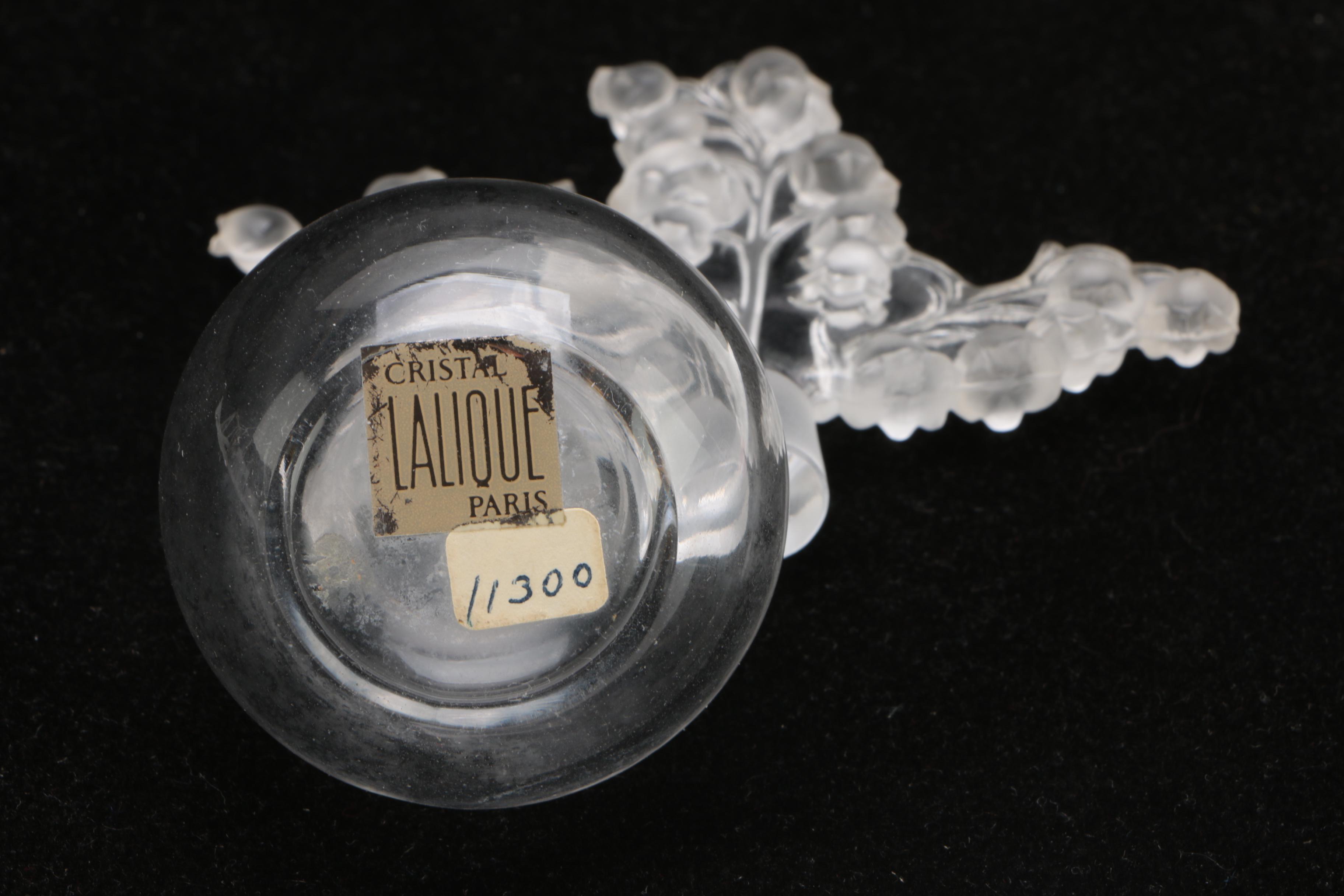 Lalique "Clairefontaine" Crystal Perfume Bottle