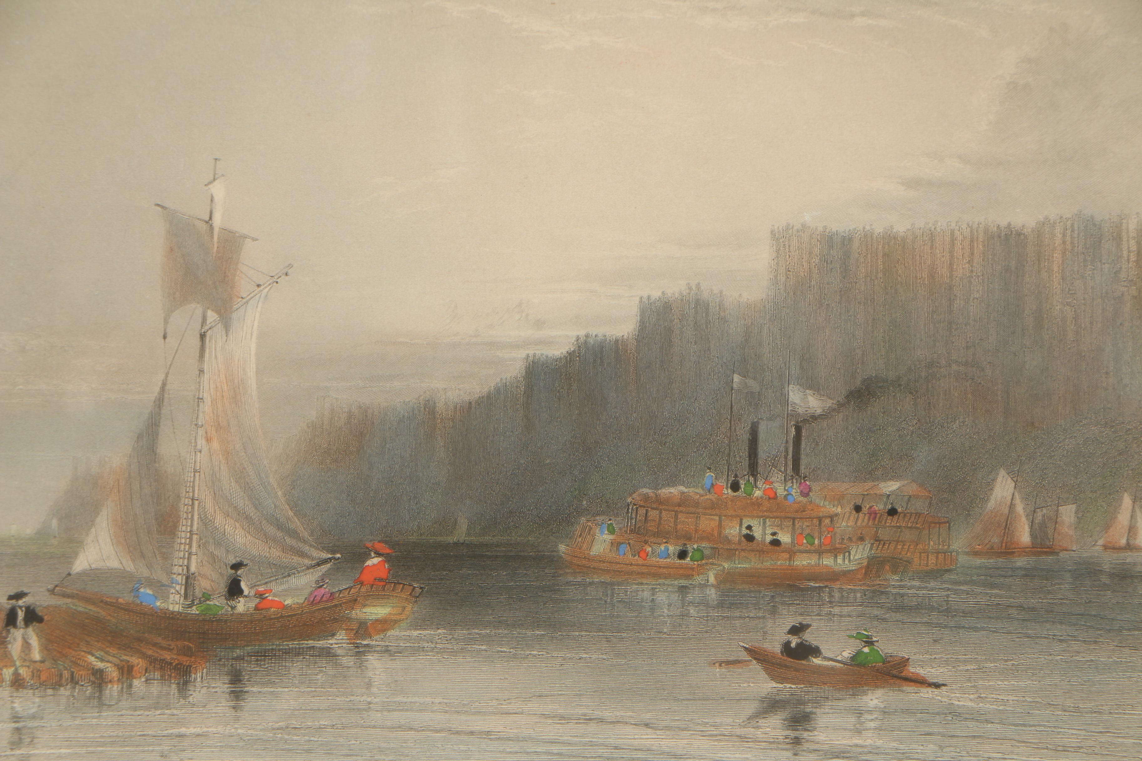 After William Henry Bartlett 19th Century Hand-Colored Engravings