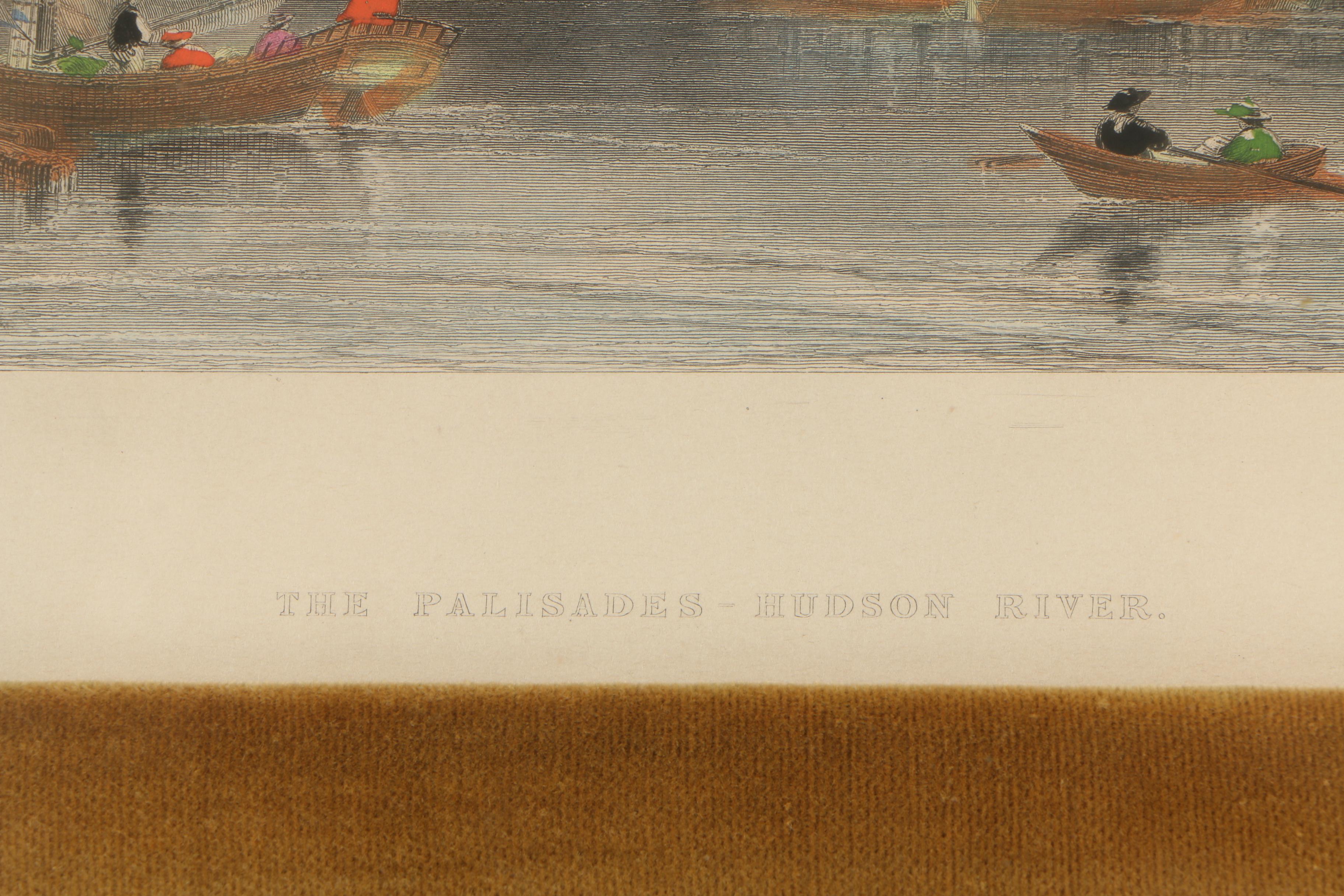 After William Henry Bartlett 19th Century Hand-Colored Engravings