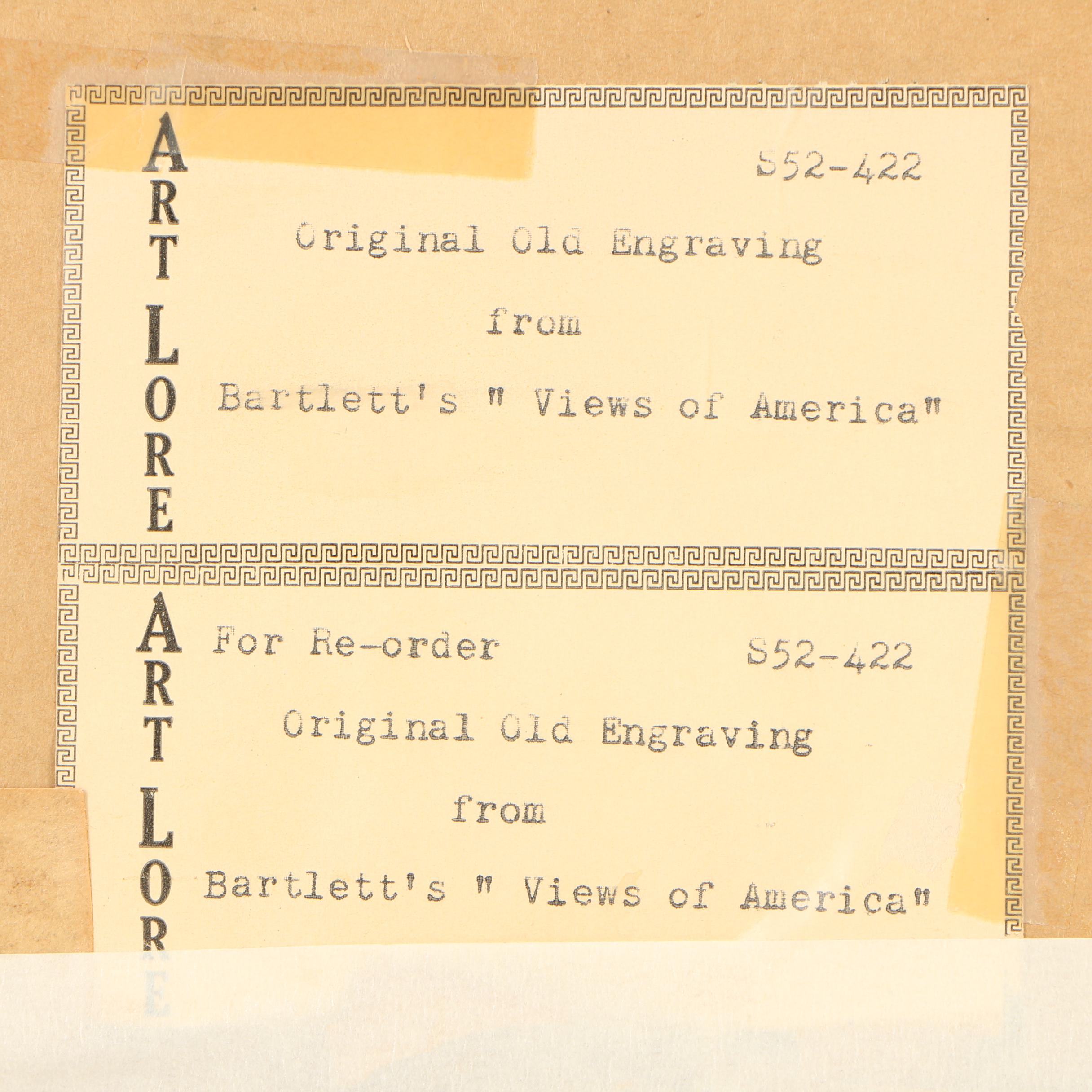 After William Henry Bartlett 19th Century Hand-Colored Engravings