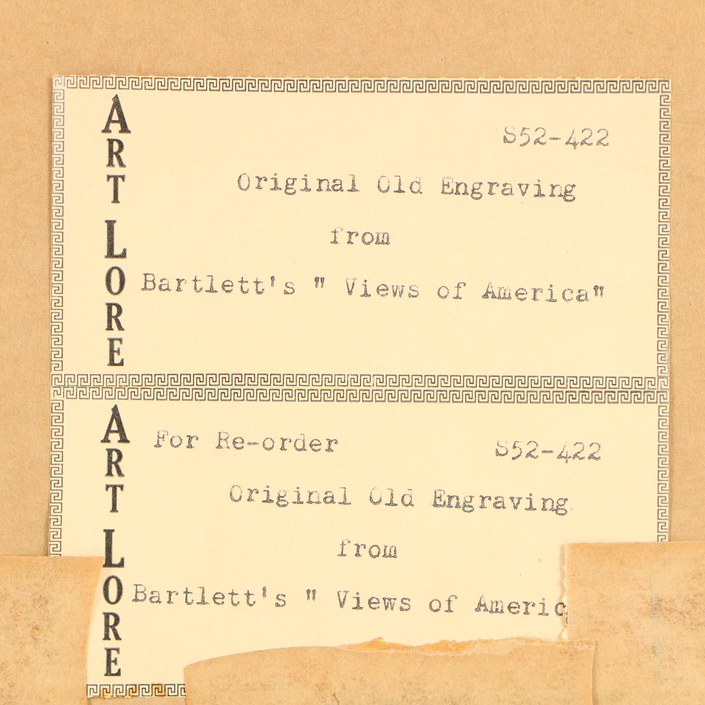 After William Henry Bartlett 19th Century Hand-Colored Engravings