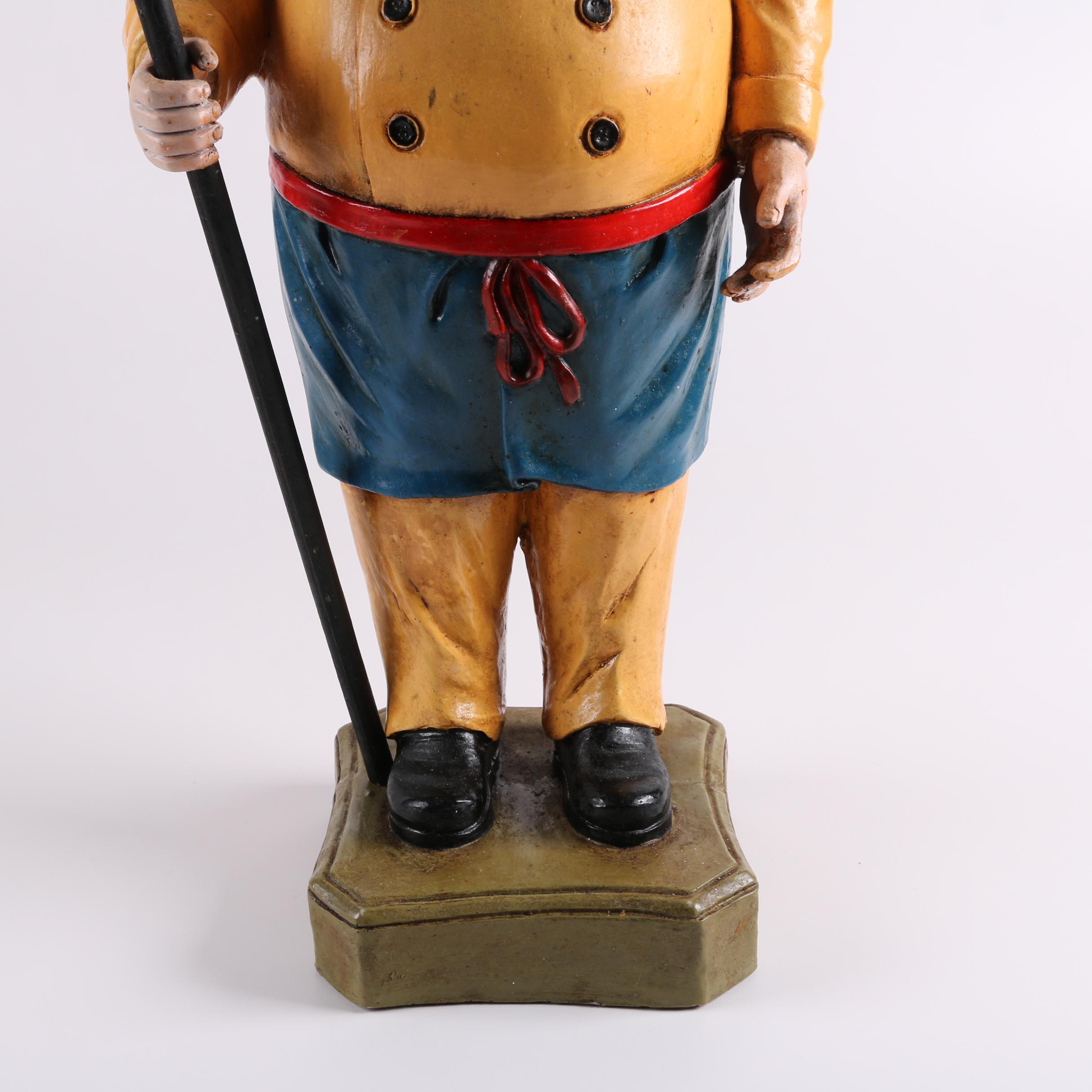Chef Welcome Sign Composite Sculpture