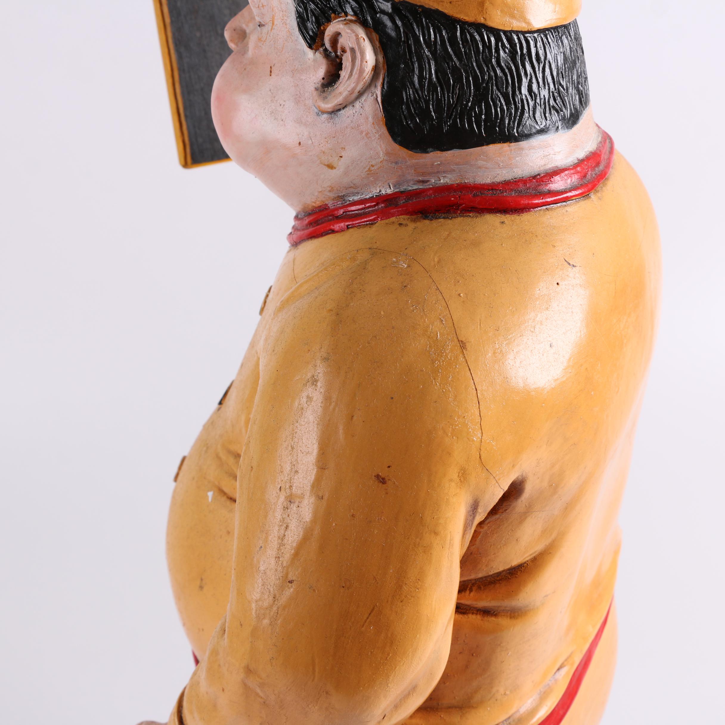 Chef Welcome Sign Composite Sculpture