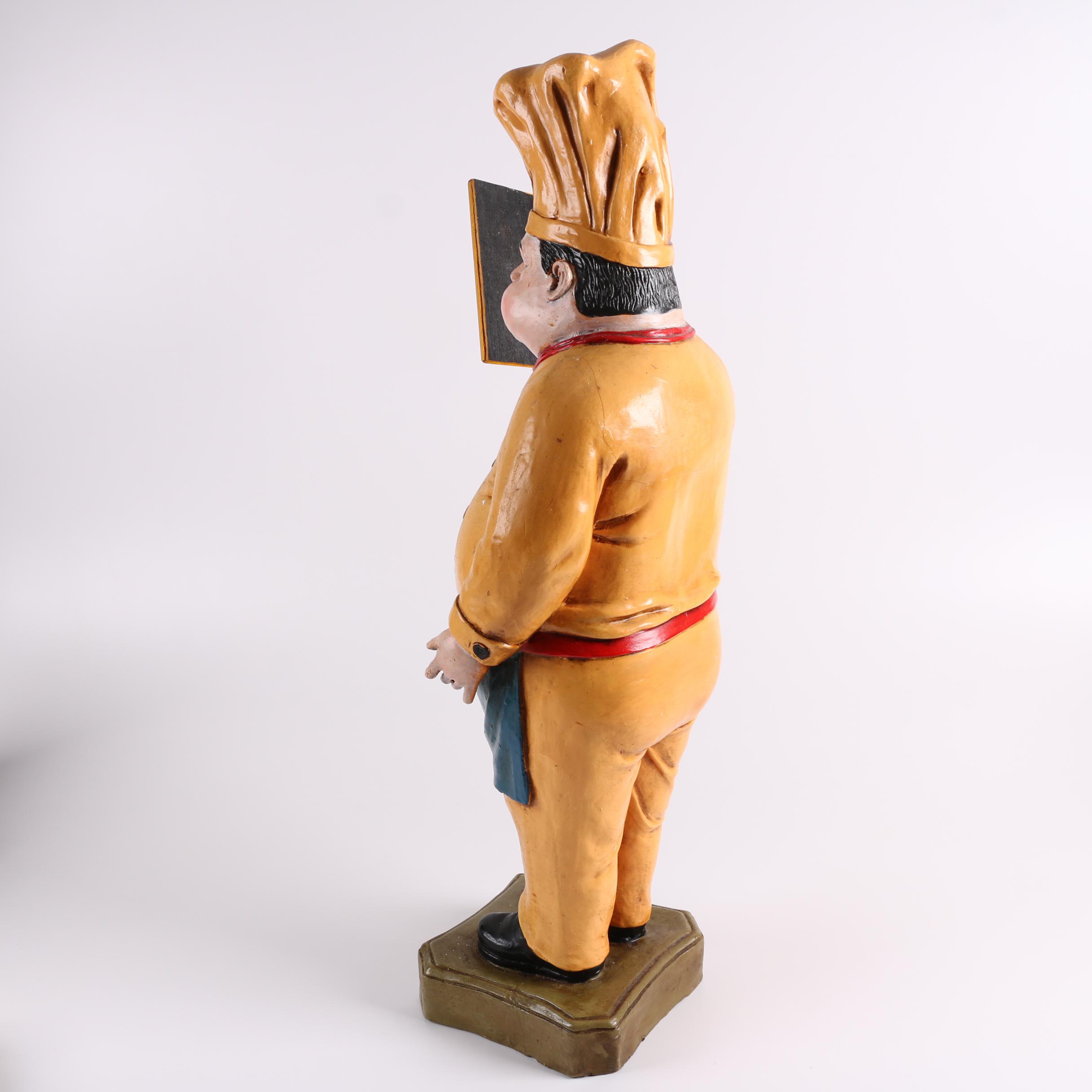 Chef Welcome Sign Composite Sculpture
