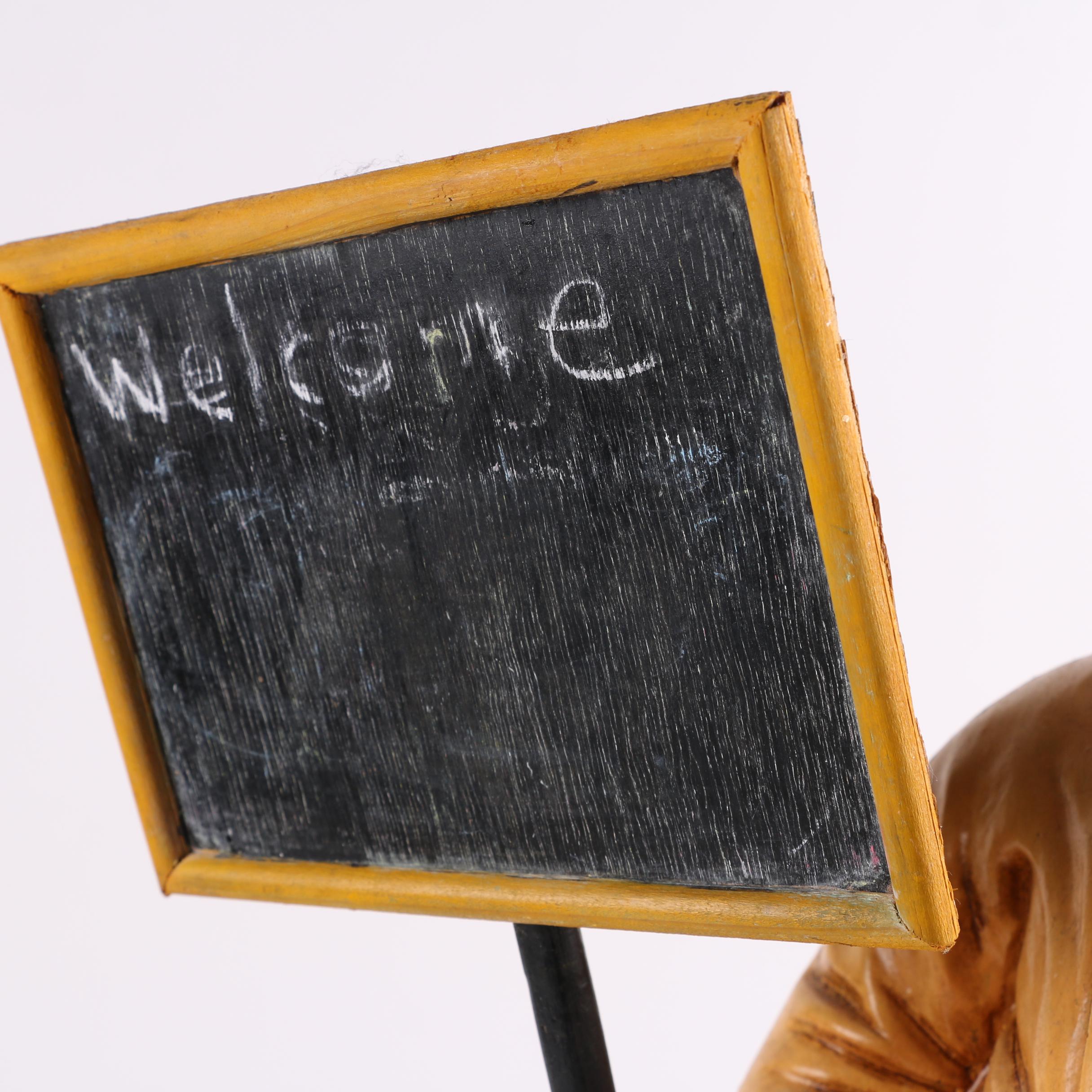 Chef Welcome Sign Composite Sculpture