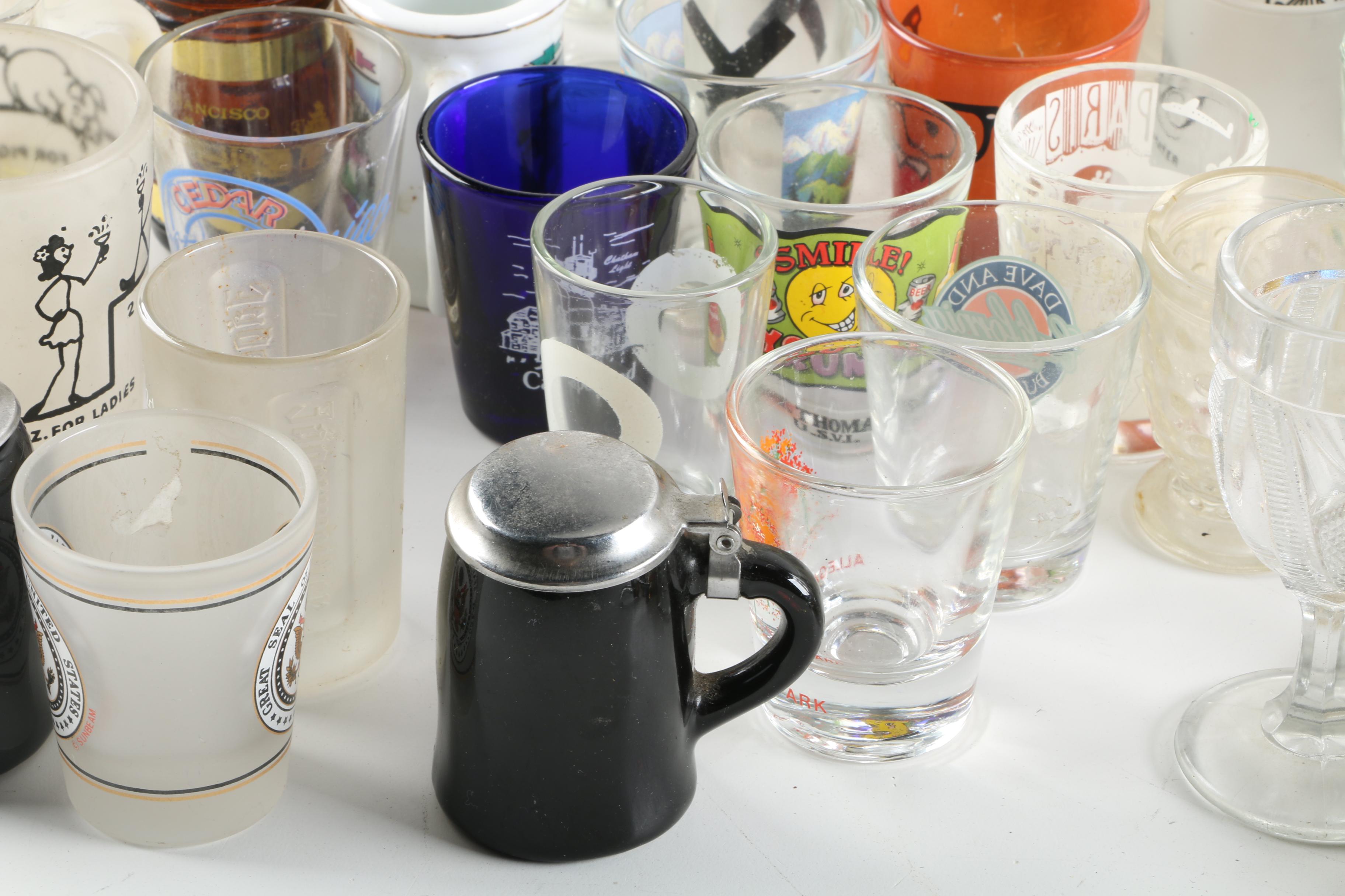 Shot Glasses, Shooters, and Cork Bottle Stoppers