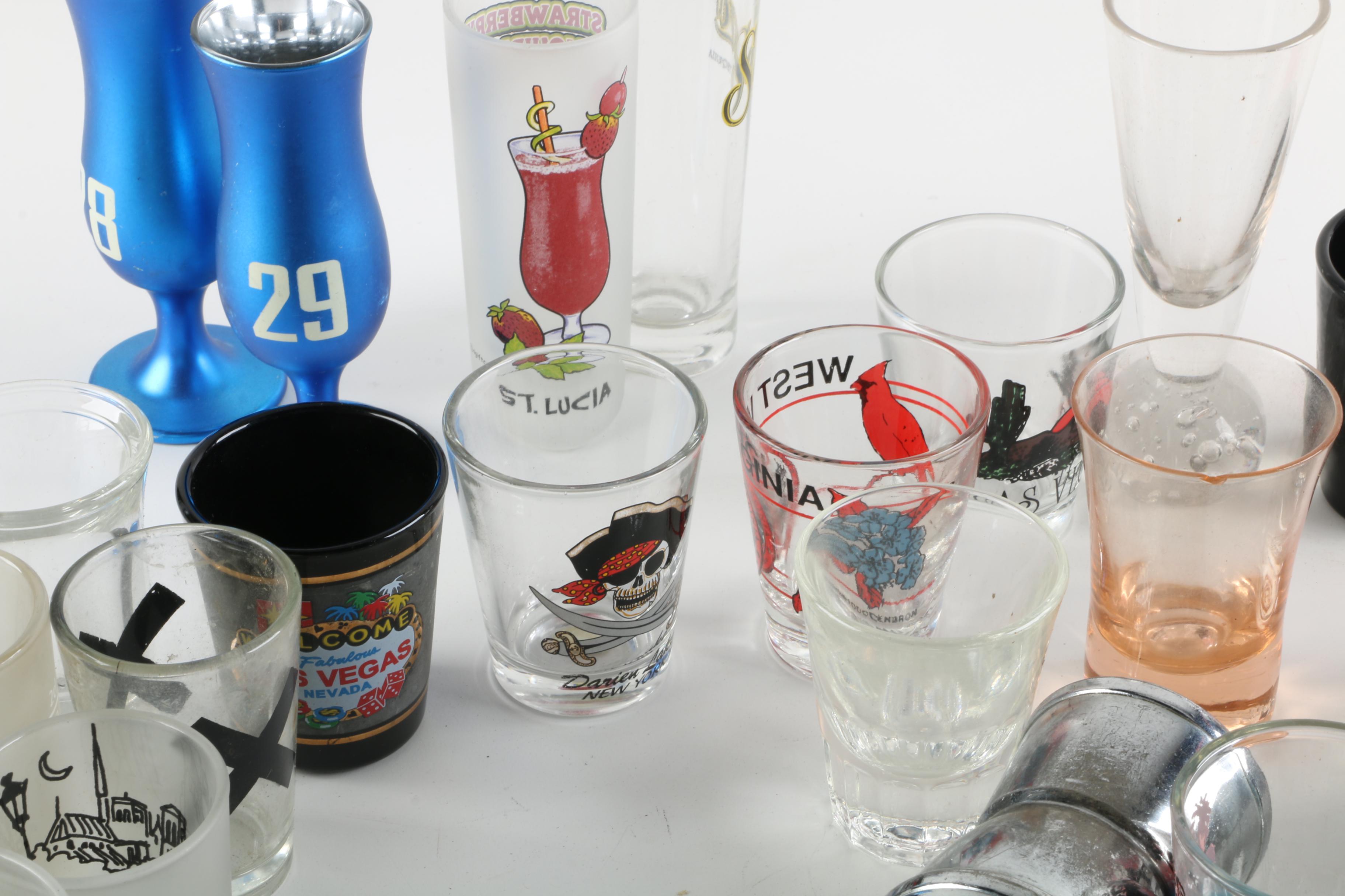 Shot Glasses, Shooters, and Cork Bottle Stoppers