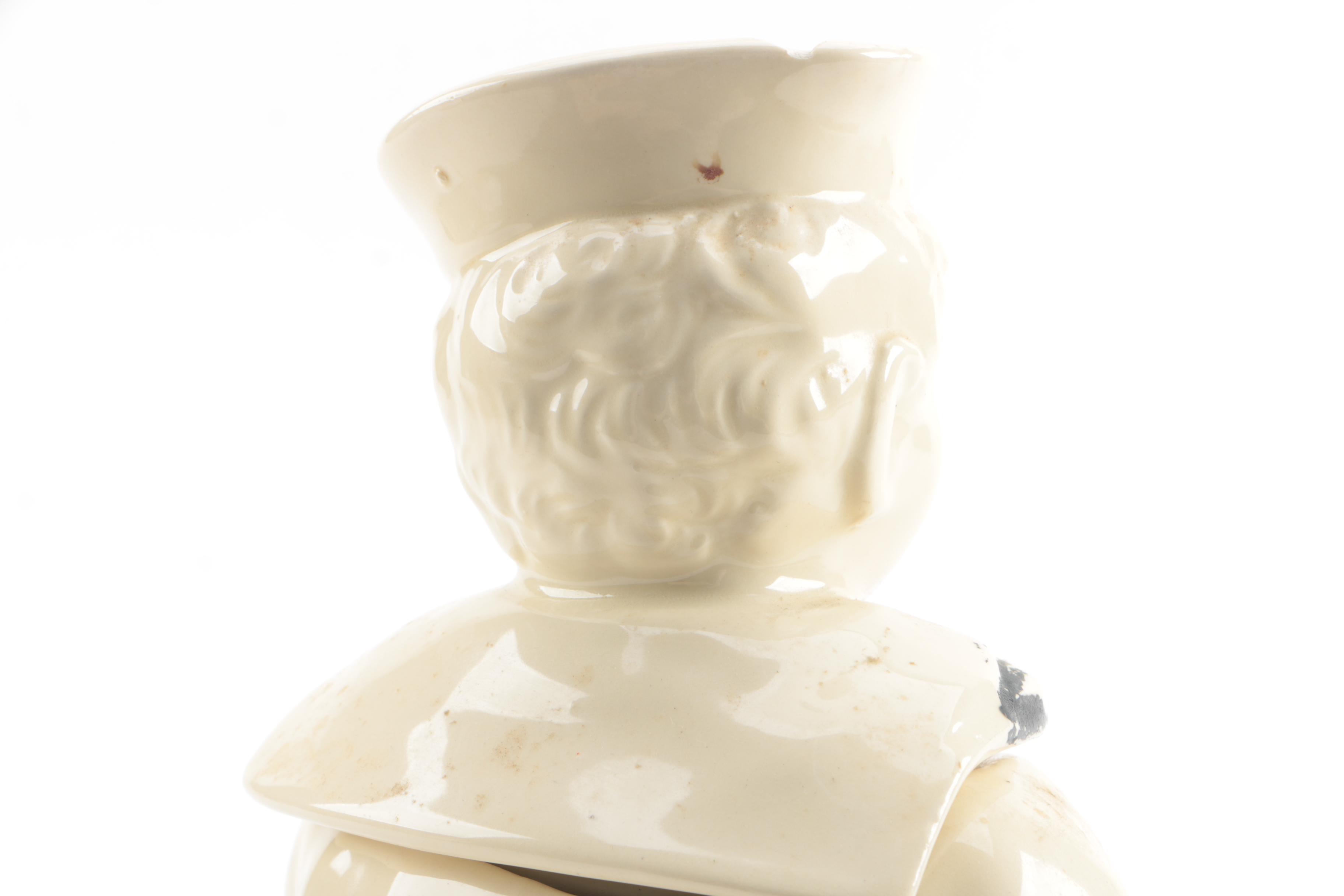 Vintage Shawnee Pottery Sailor Cookie Jar