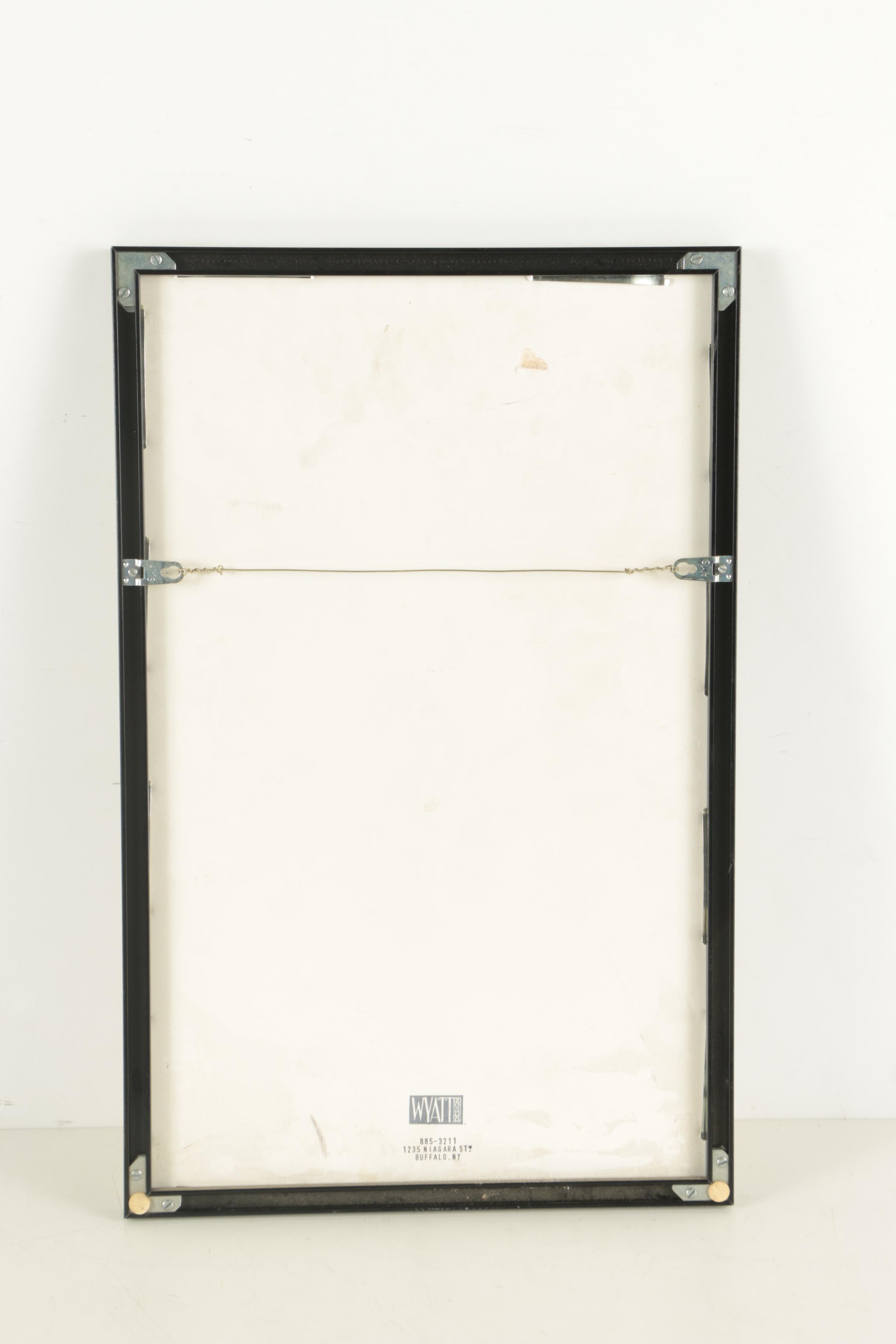 Offset Lithograph of "Fame the Musical" Poster