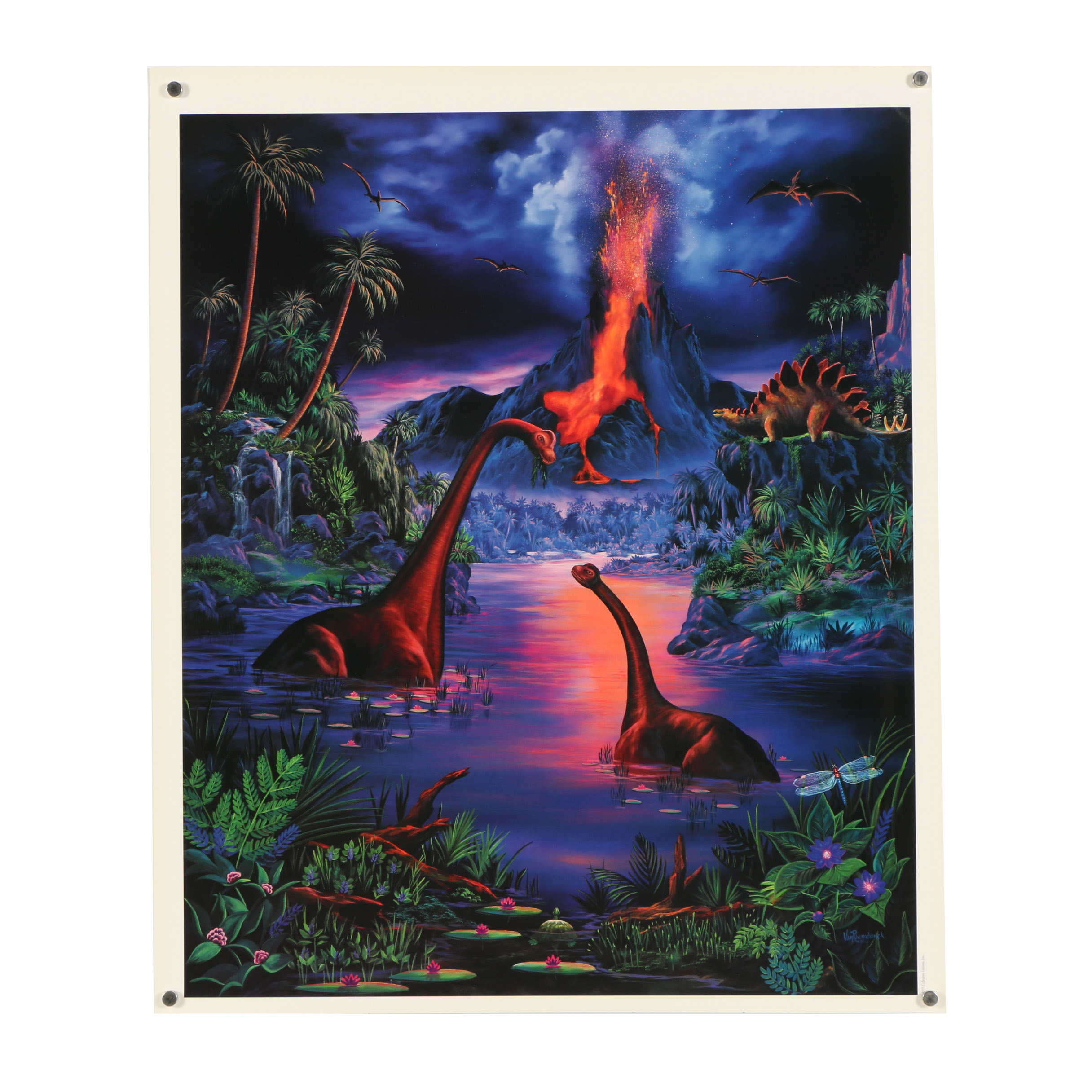 Offset Lithograph After Eric Van Raemdonck "Living Legends"