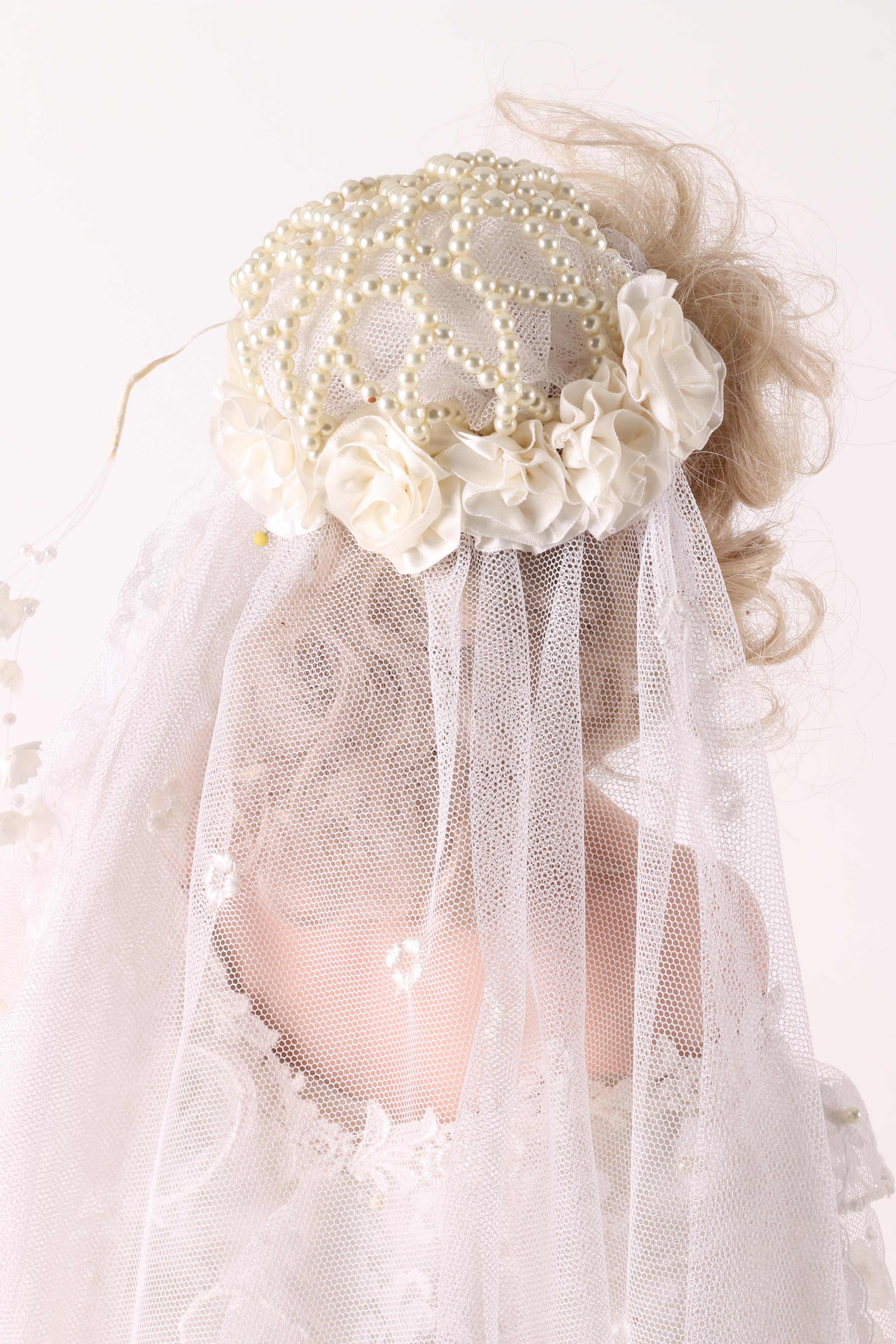 Porcelain Bride Dolls Including 1988 "Phylis" by Vickie Anguish