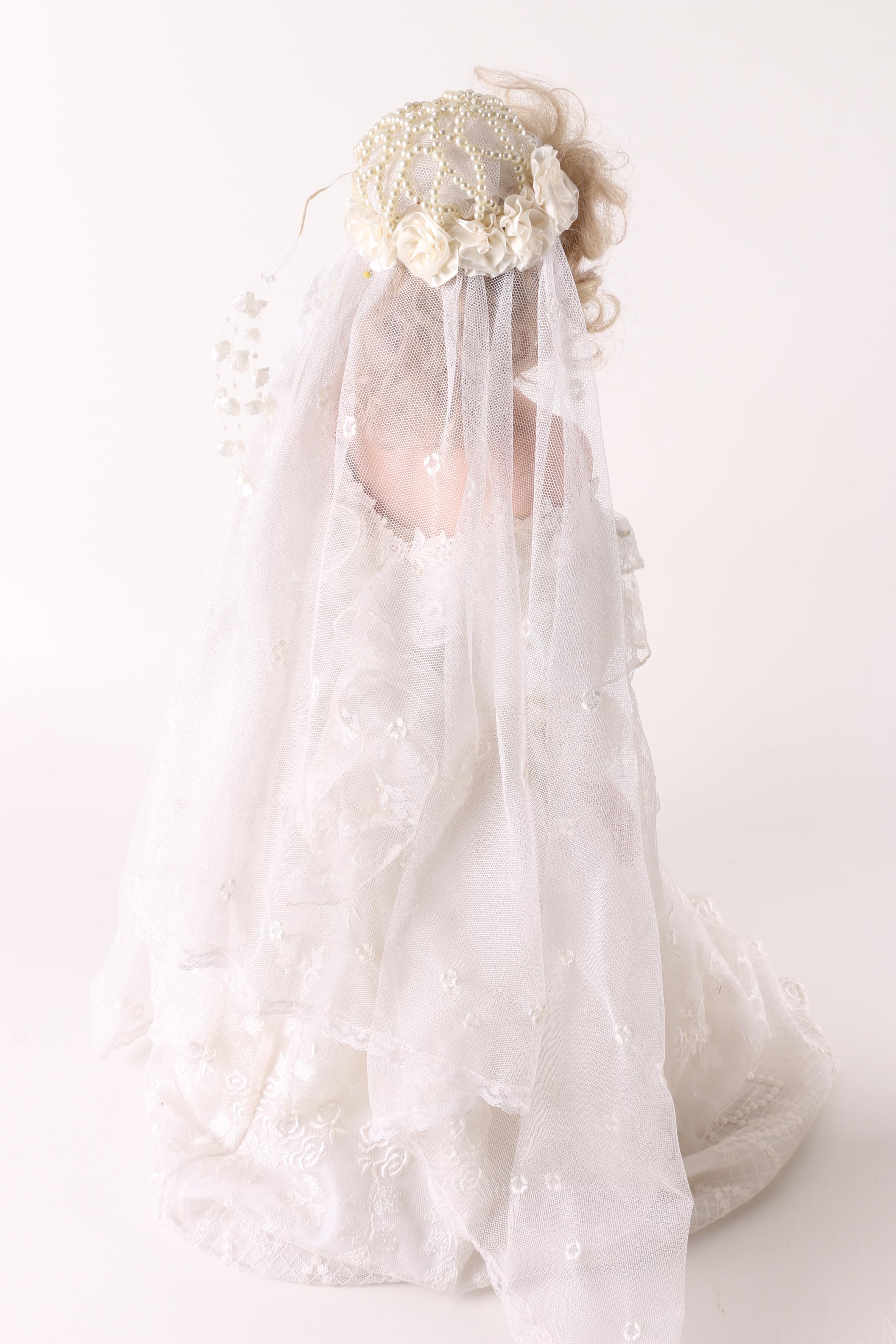 Porcelain Bride Dolls Including 1988 "Phylis" by Vickie Anguish