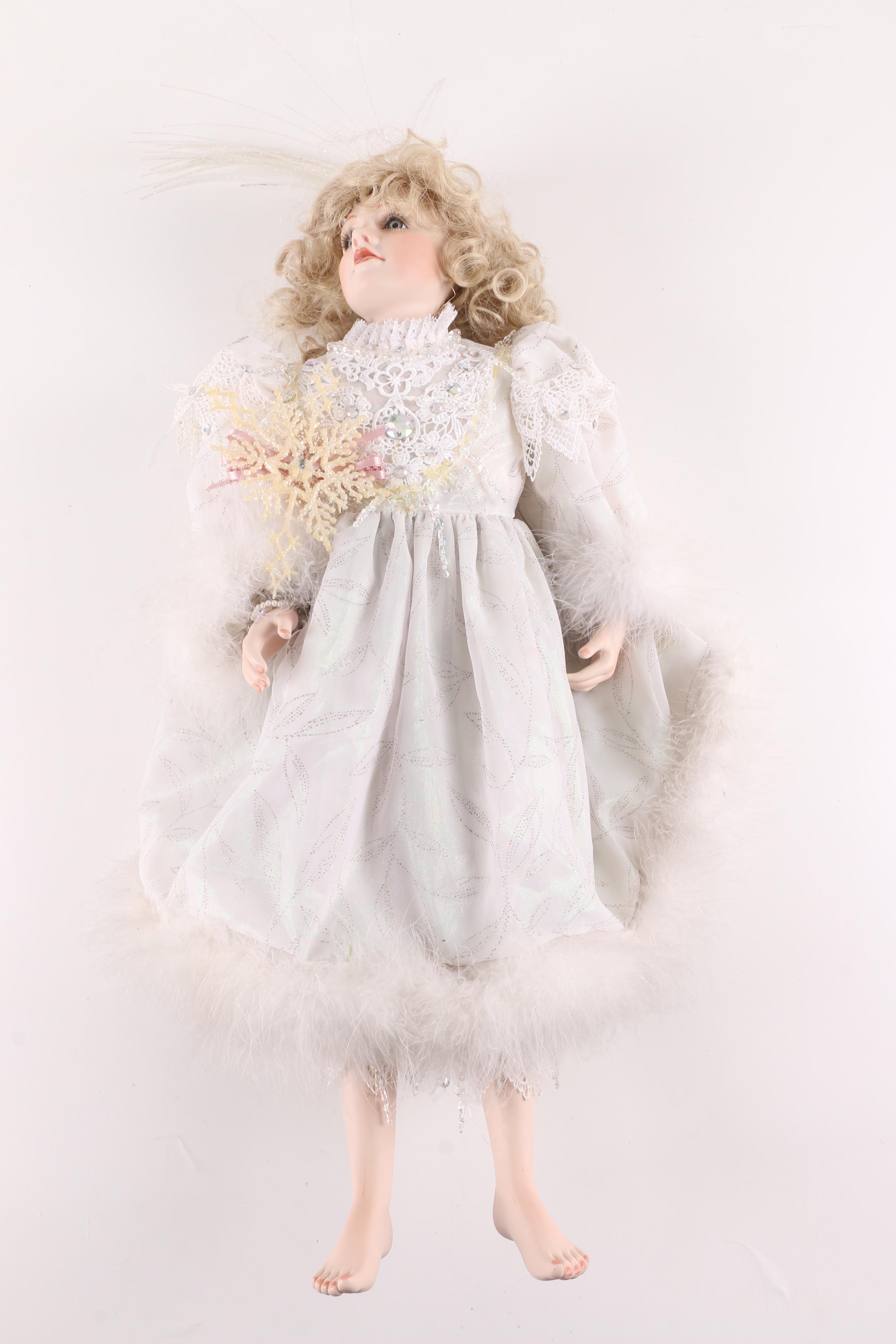 Porcelain Bride Dolls Including 1988 "Phylis" by Vickie Anguish