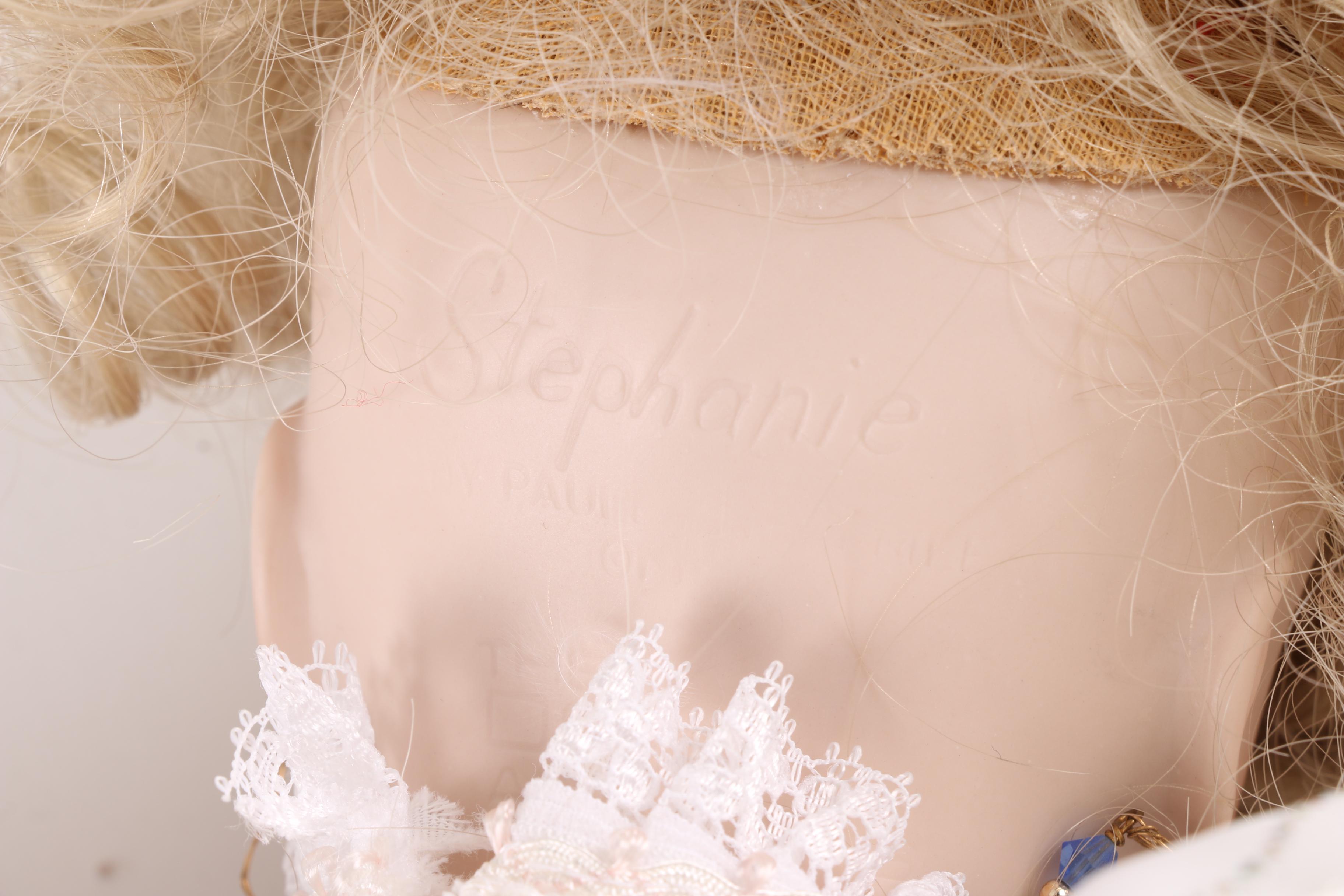 Porcelain Bride Dolls Including 1988 "Phylis" by Vickie Anguish