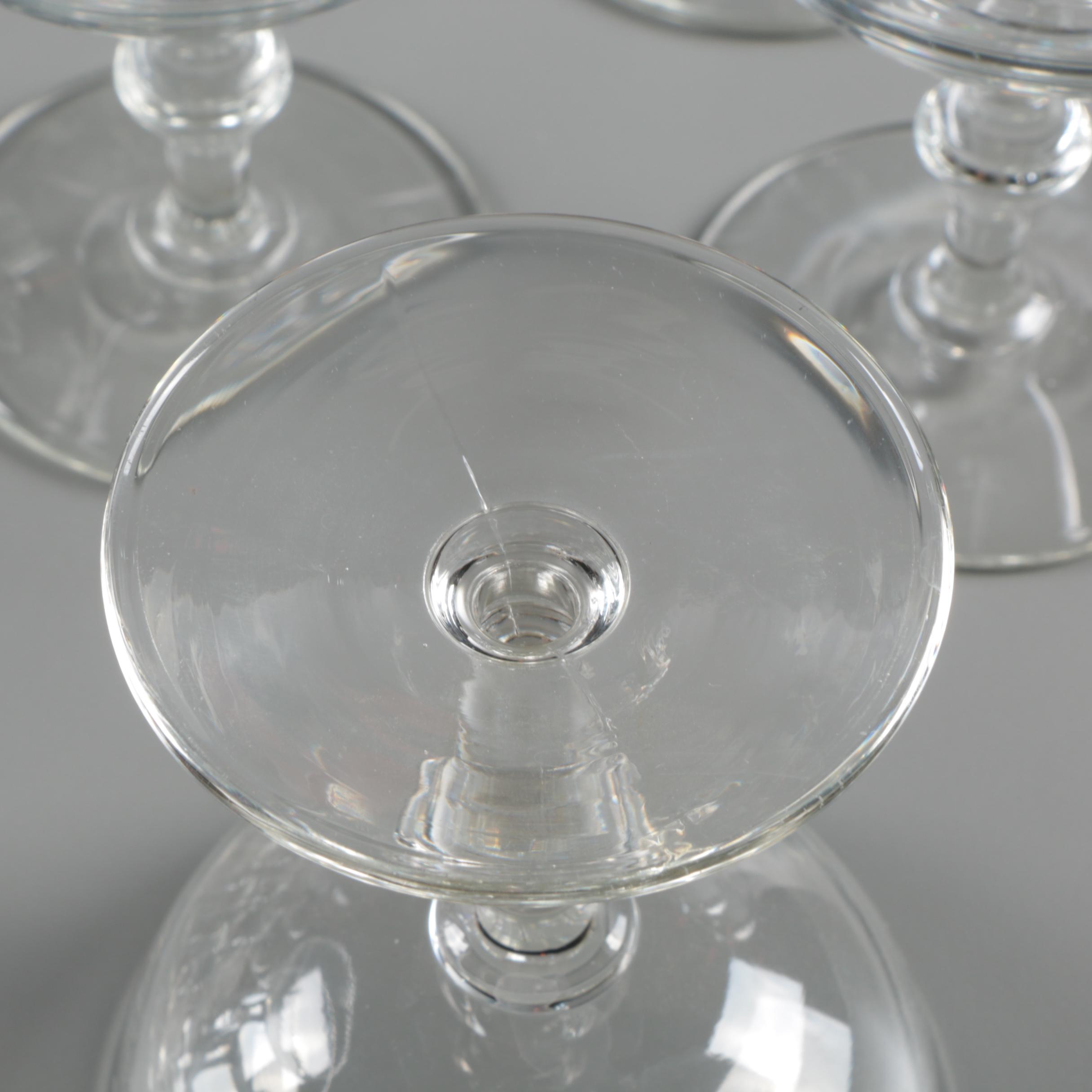 Glass Champagne Coupes
