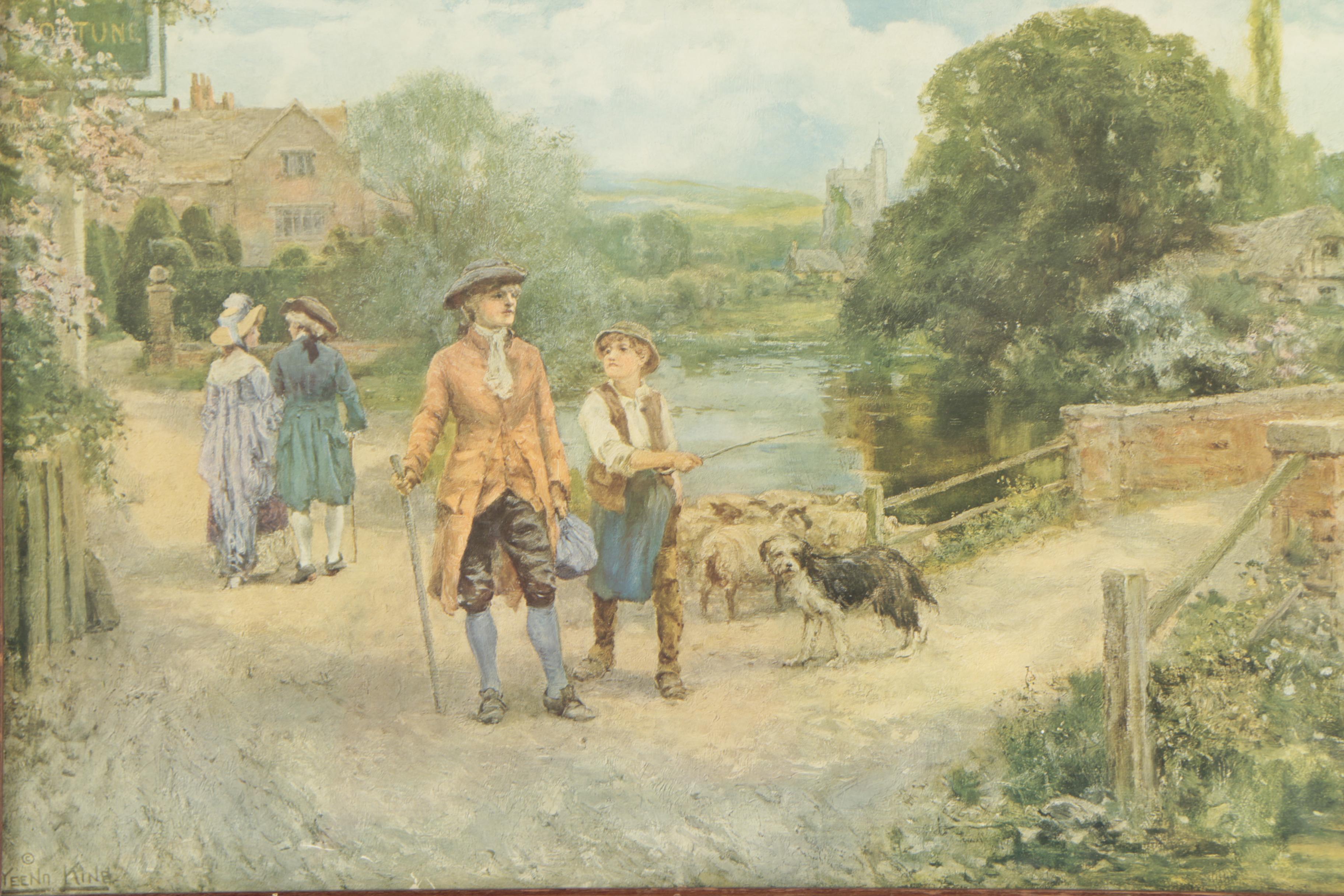 Offset Lithographs After George F. Schultz and Henry John Yeend-King