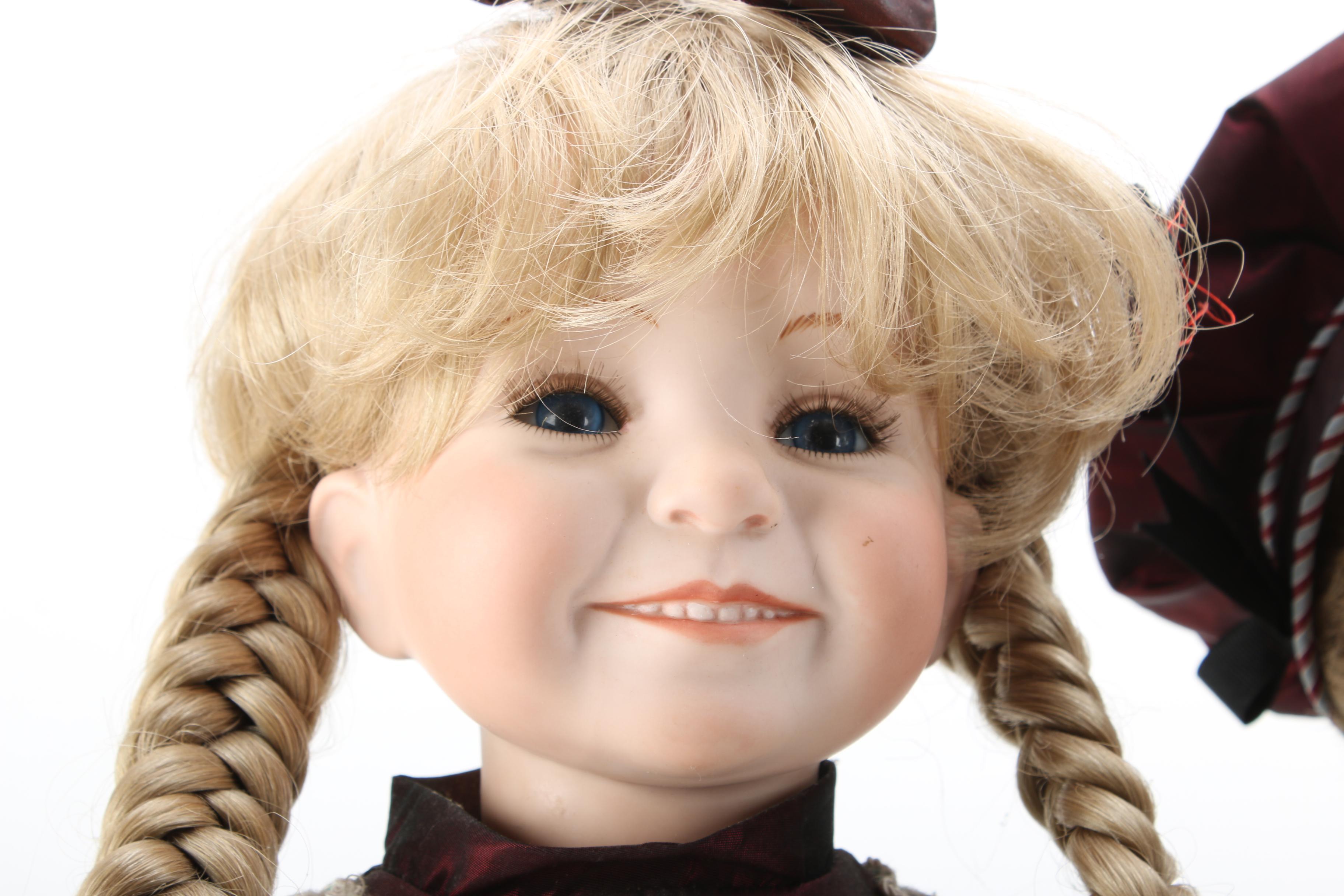 Joyce Rondeau and Dianna Effner Signed Porcelain Dolls