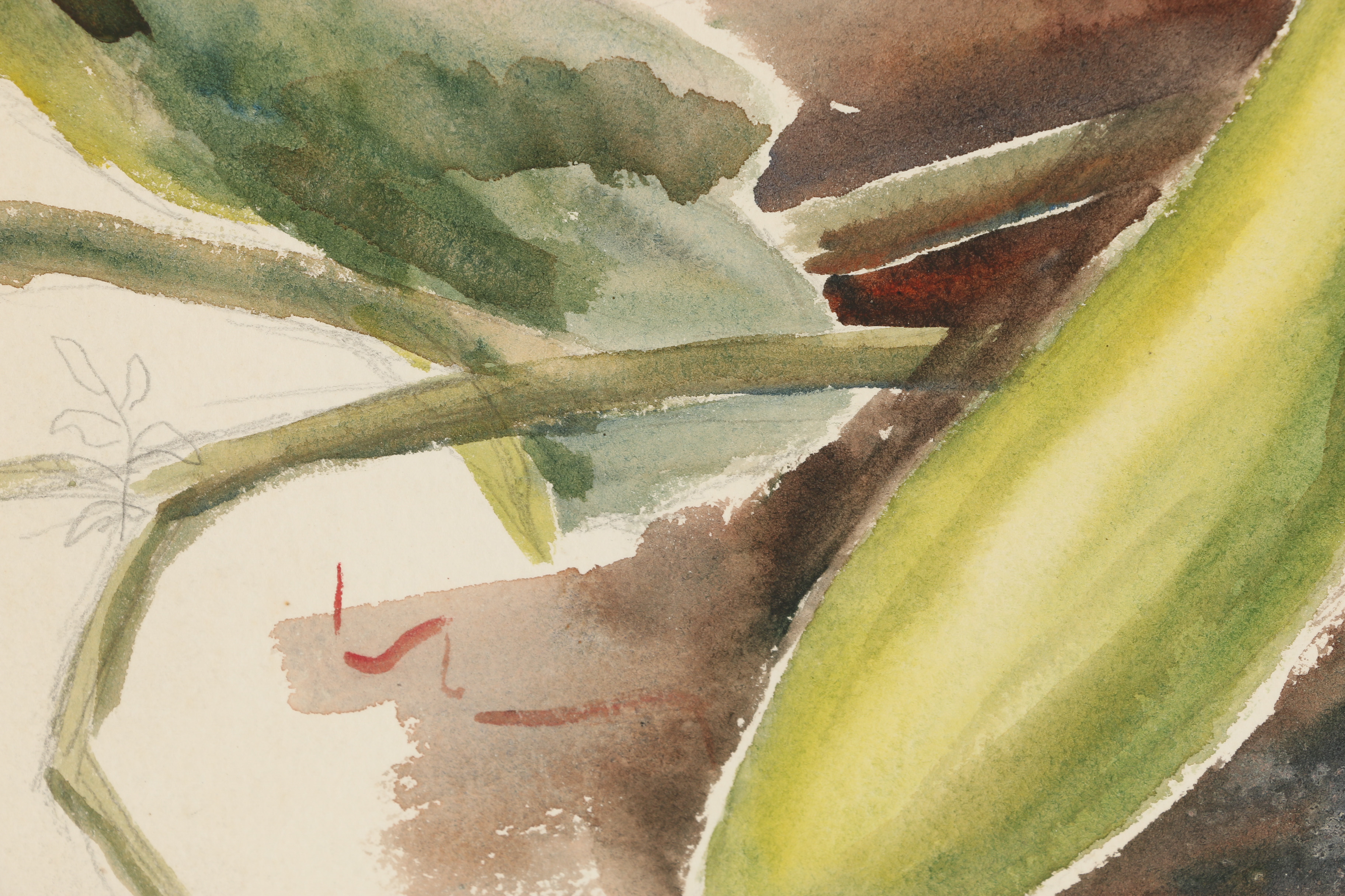 Florence Bartley Smithburn Watercolor Painting