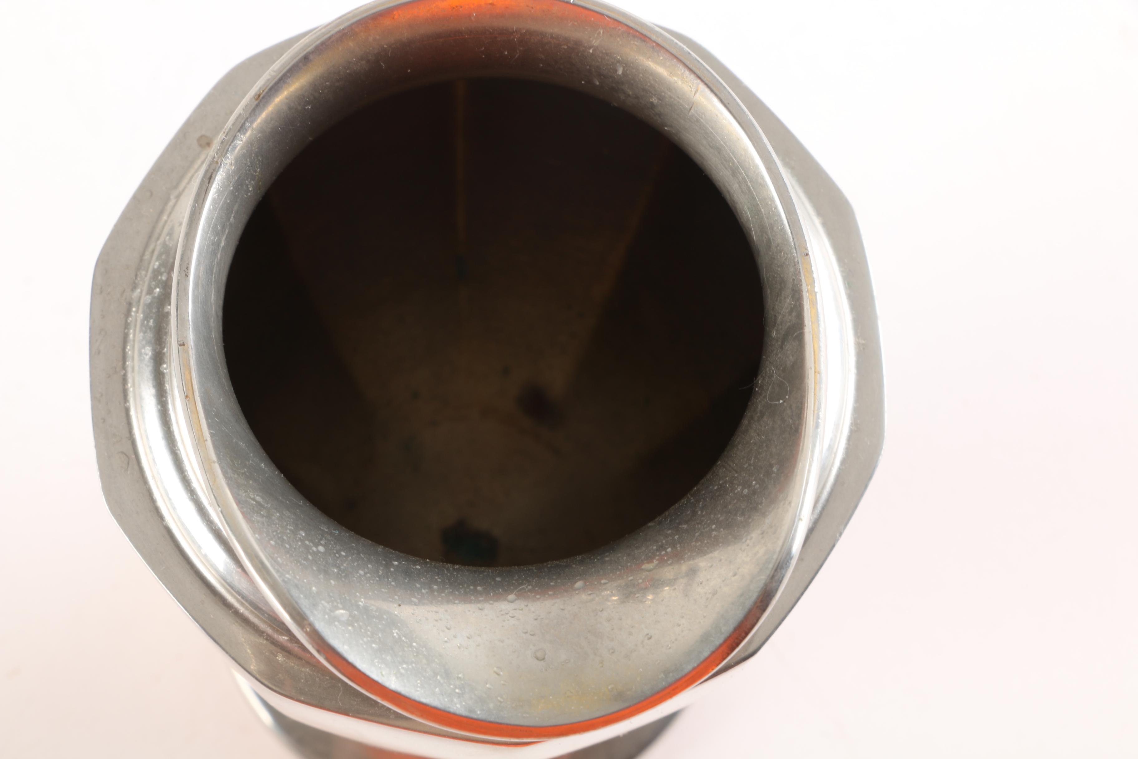 Vintage Universal Electric Silver-Toned Coffee Pot with Creamer and Sugar Bowl