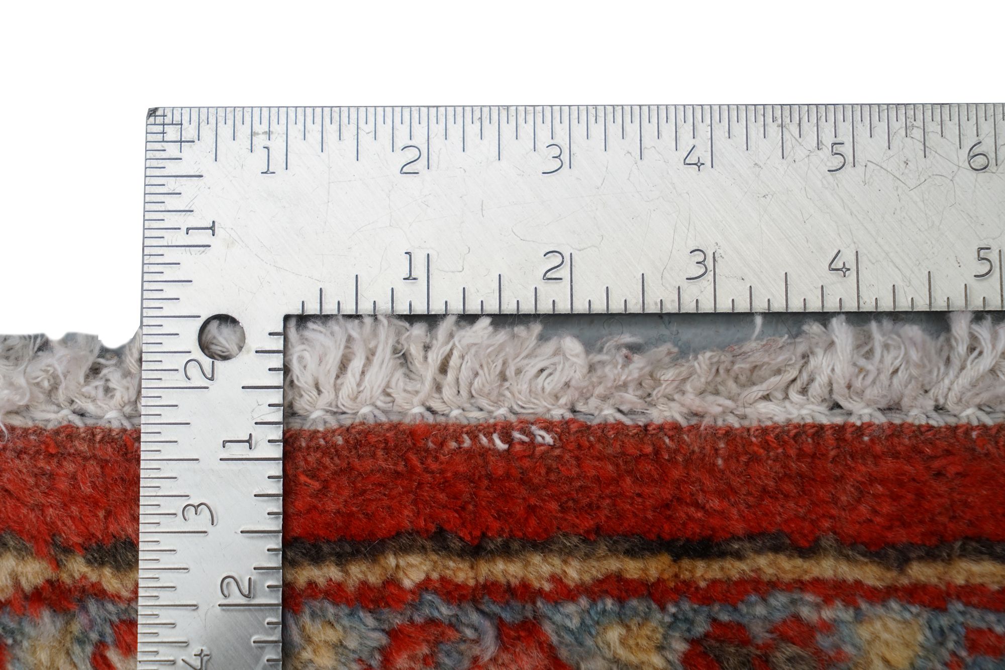 Hand-Knotted Persian Everu Wool Carpet Runner