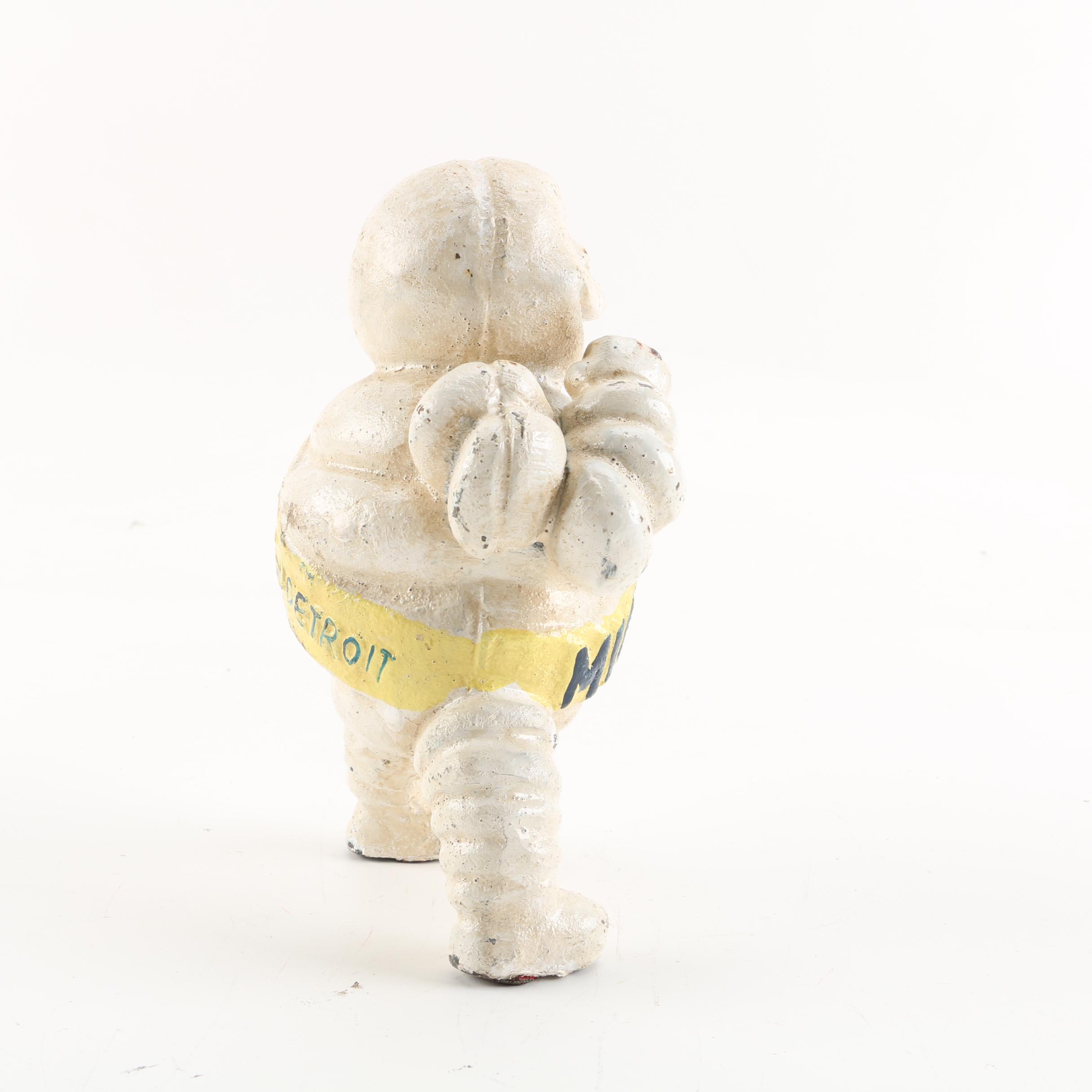 Cast Iron Michelin Man Figurine