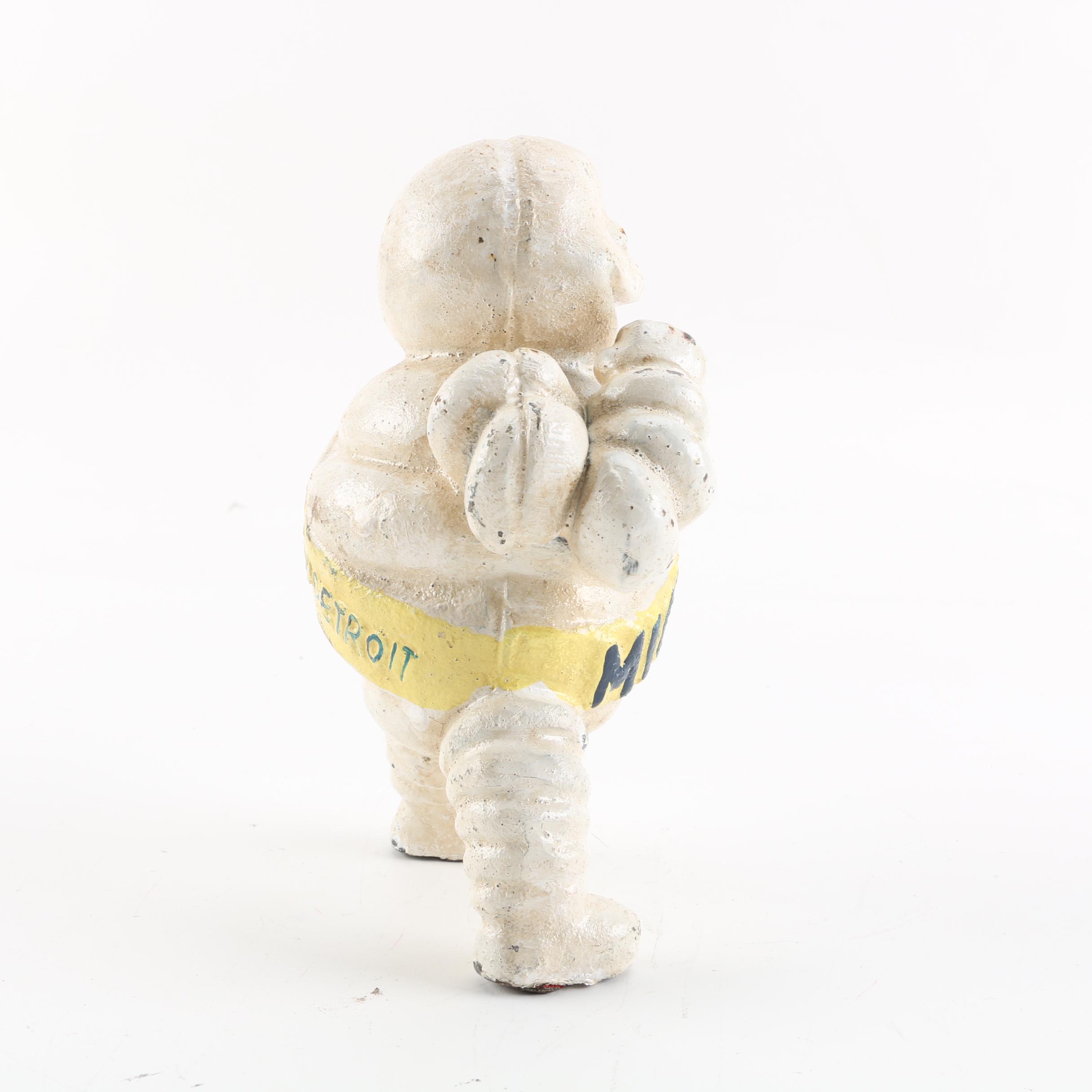 Cast Iron Michelin Man Figurine