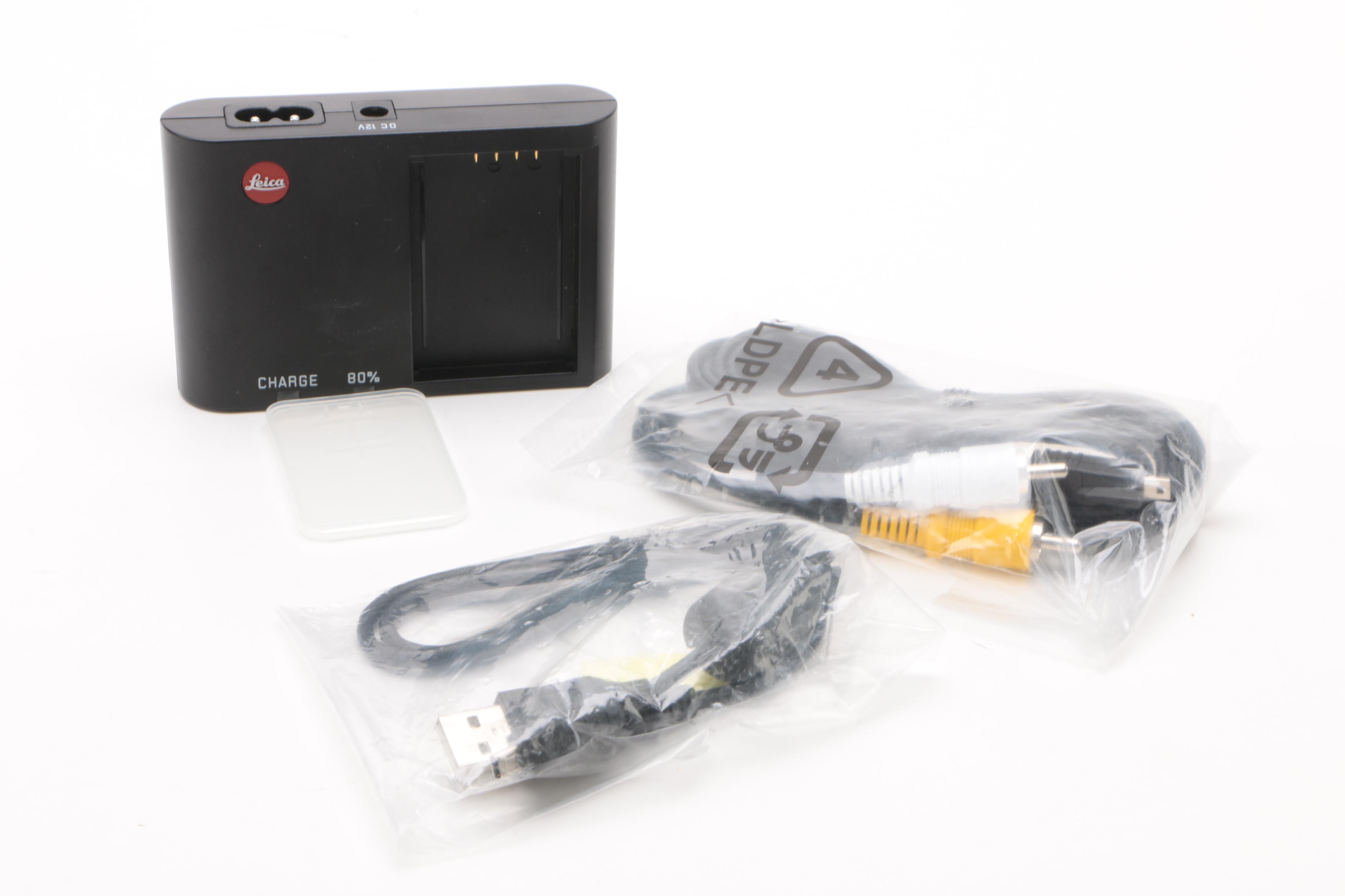 Leica V-LUX 3 12.1-Megapixel CMOS Digital Camera with Accessories and Box