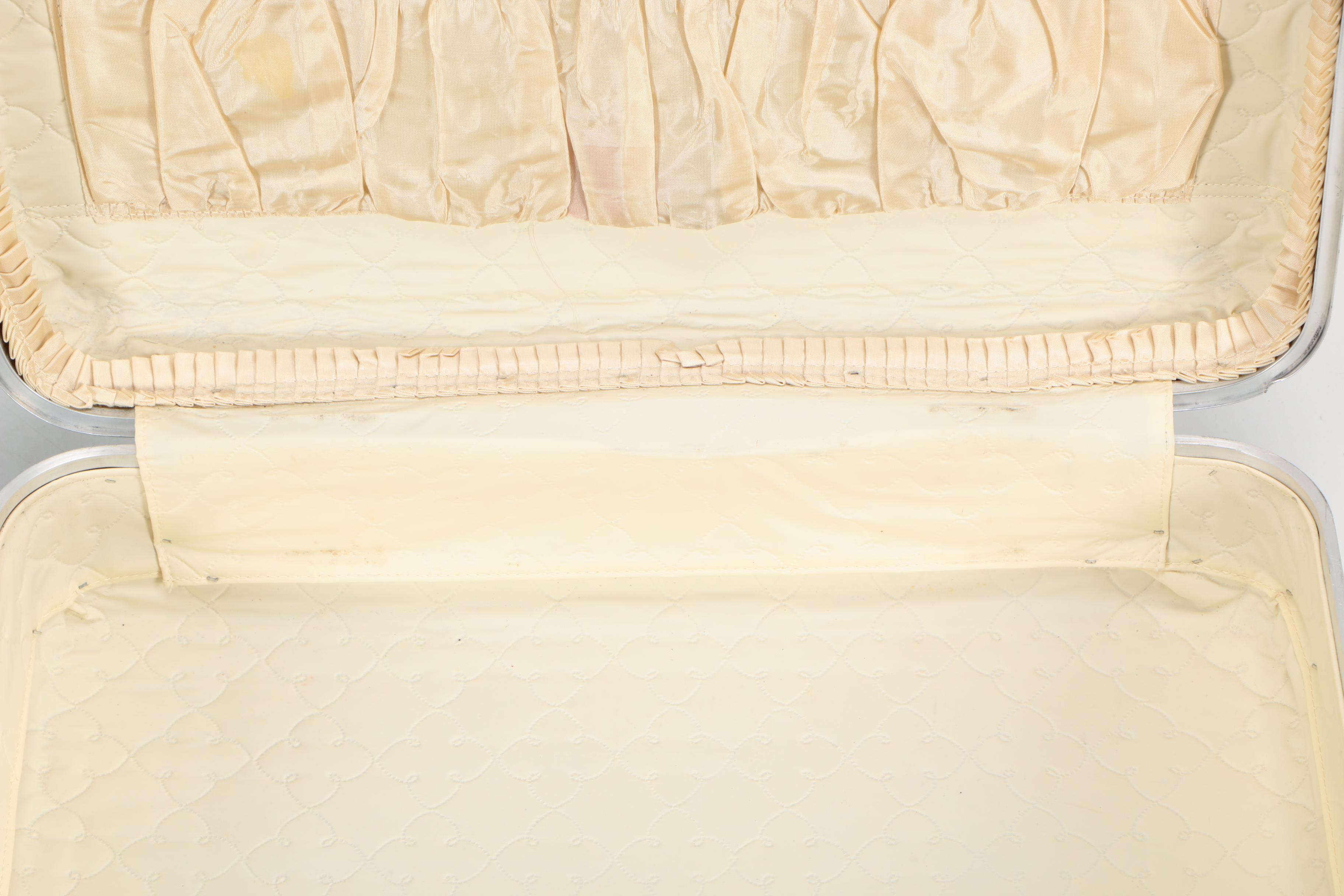 Vintage Green Vinyl Luggage Set