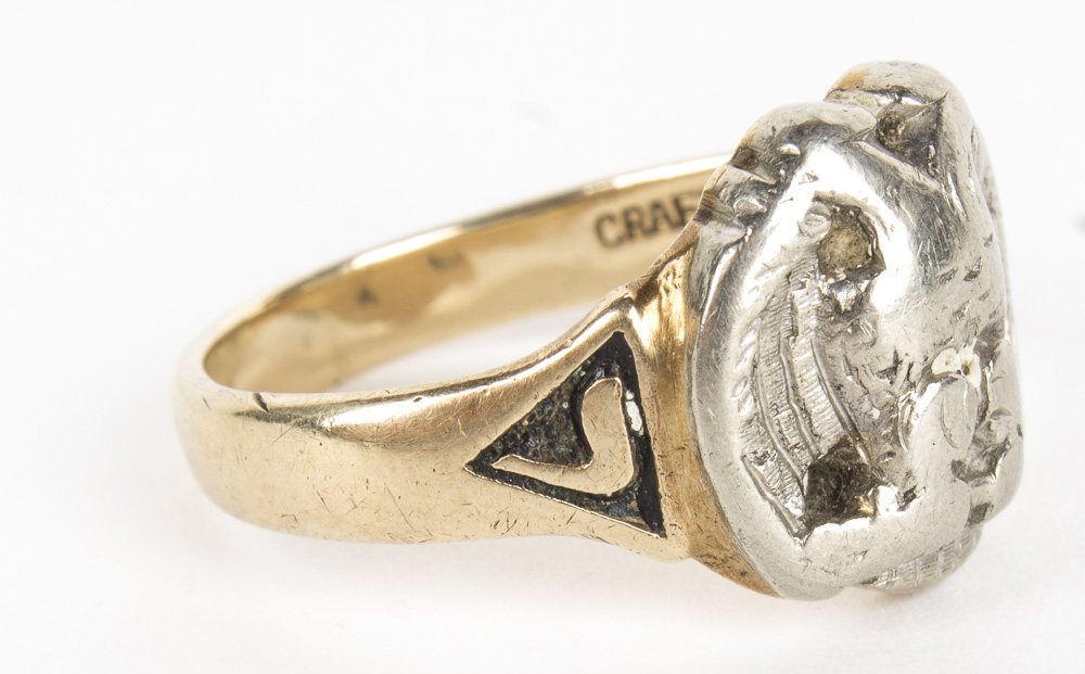10K Yellow Gold 32 Degree Masonic Ring