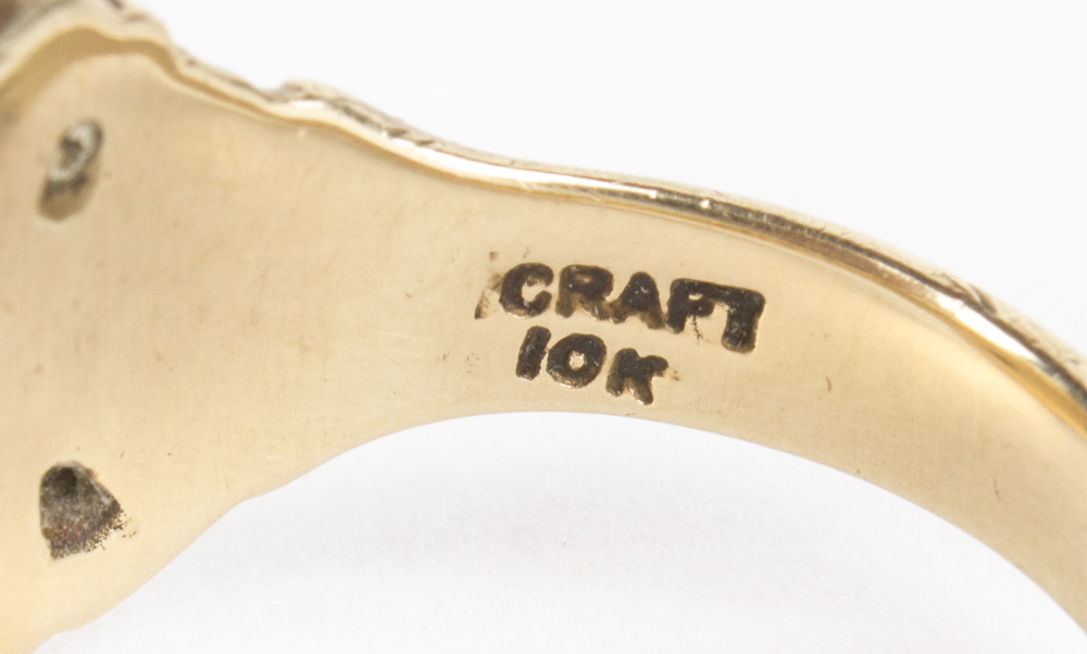 10K Yellow Gold 32 Degree Masonic Ring