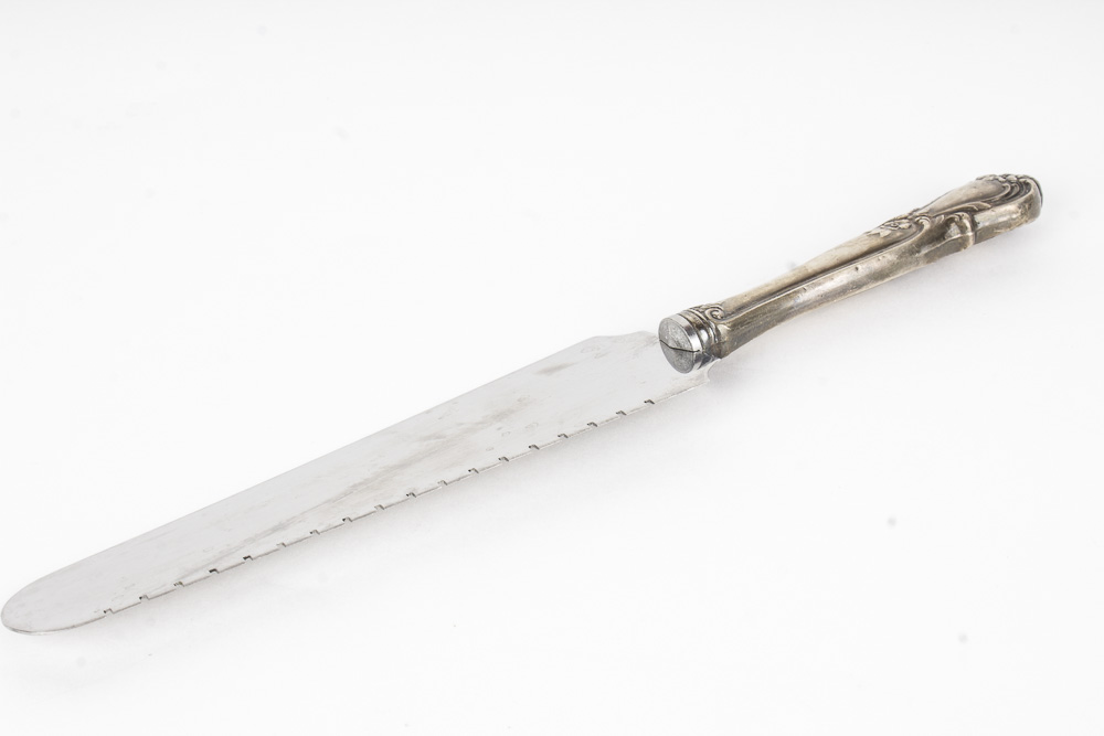 Web Silver Co. Sterling Handled Cake Knife with Stainless Steel Blade