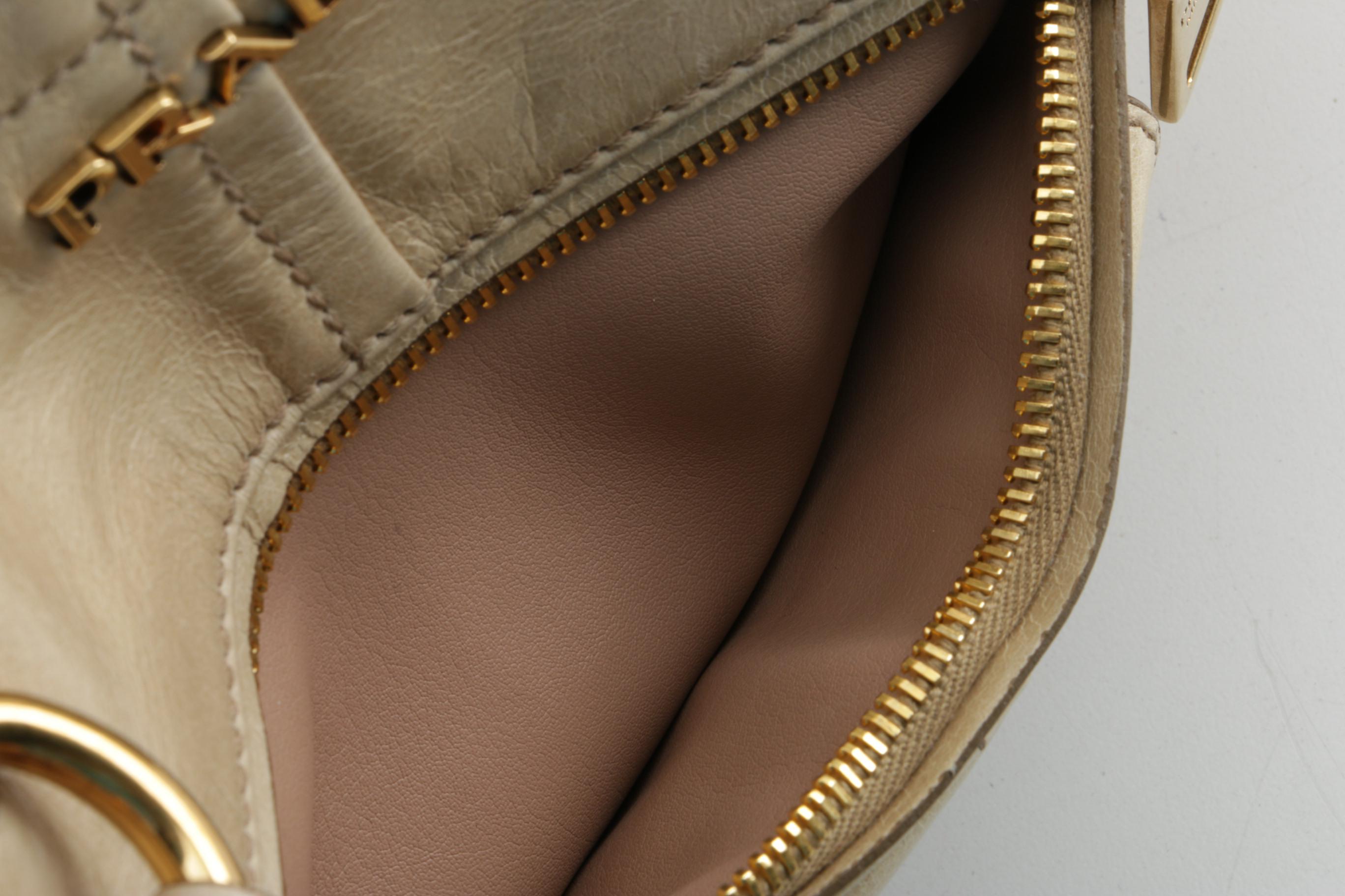 Prada Beige Leather Tote Bag