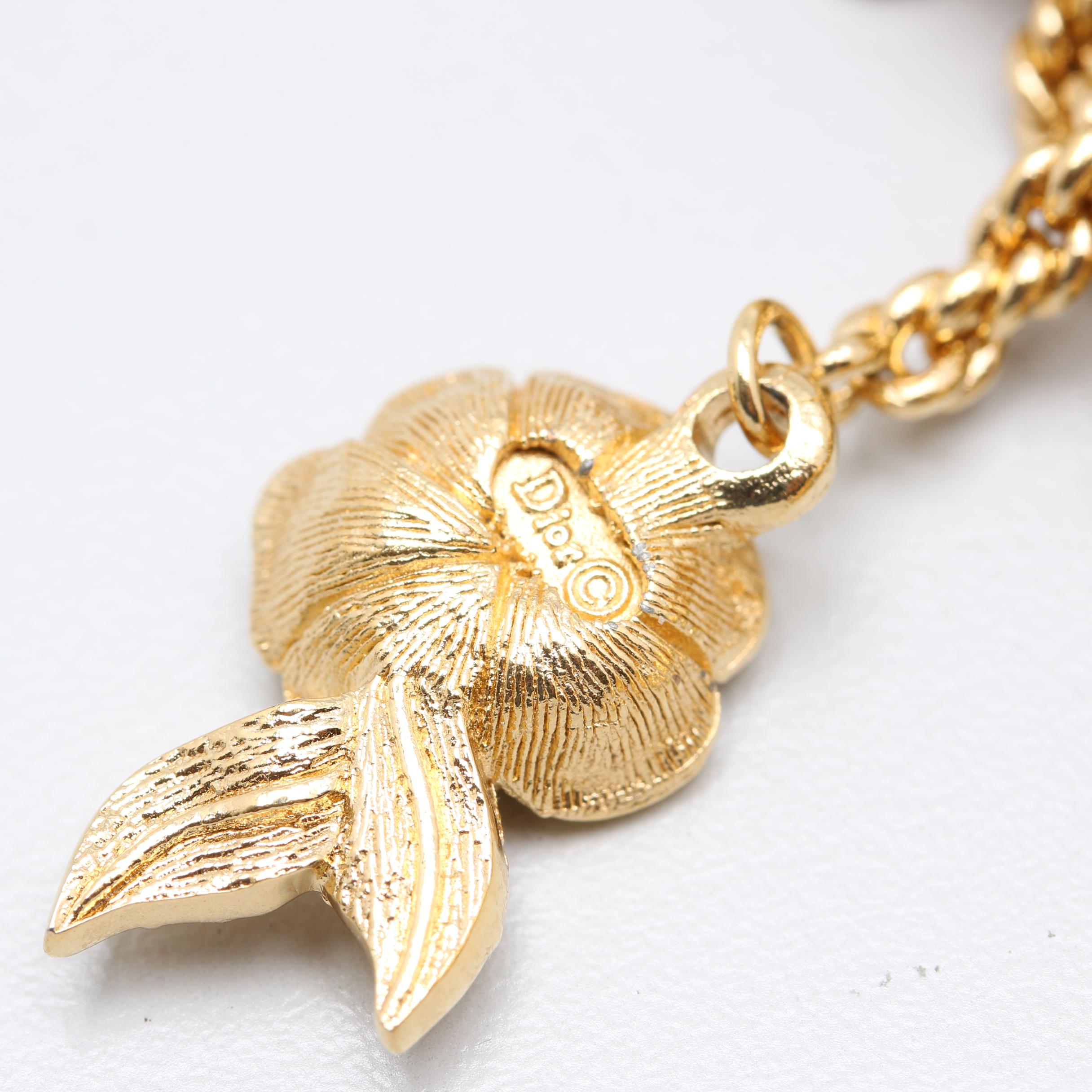 Vintage Christian Dior Costume Imitation Pearl and Imitation Lapis Lazuli Jewery