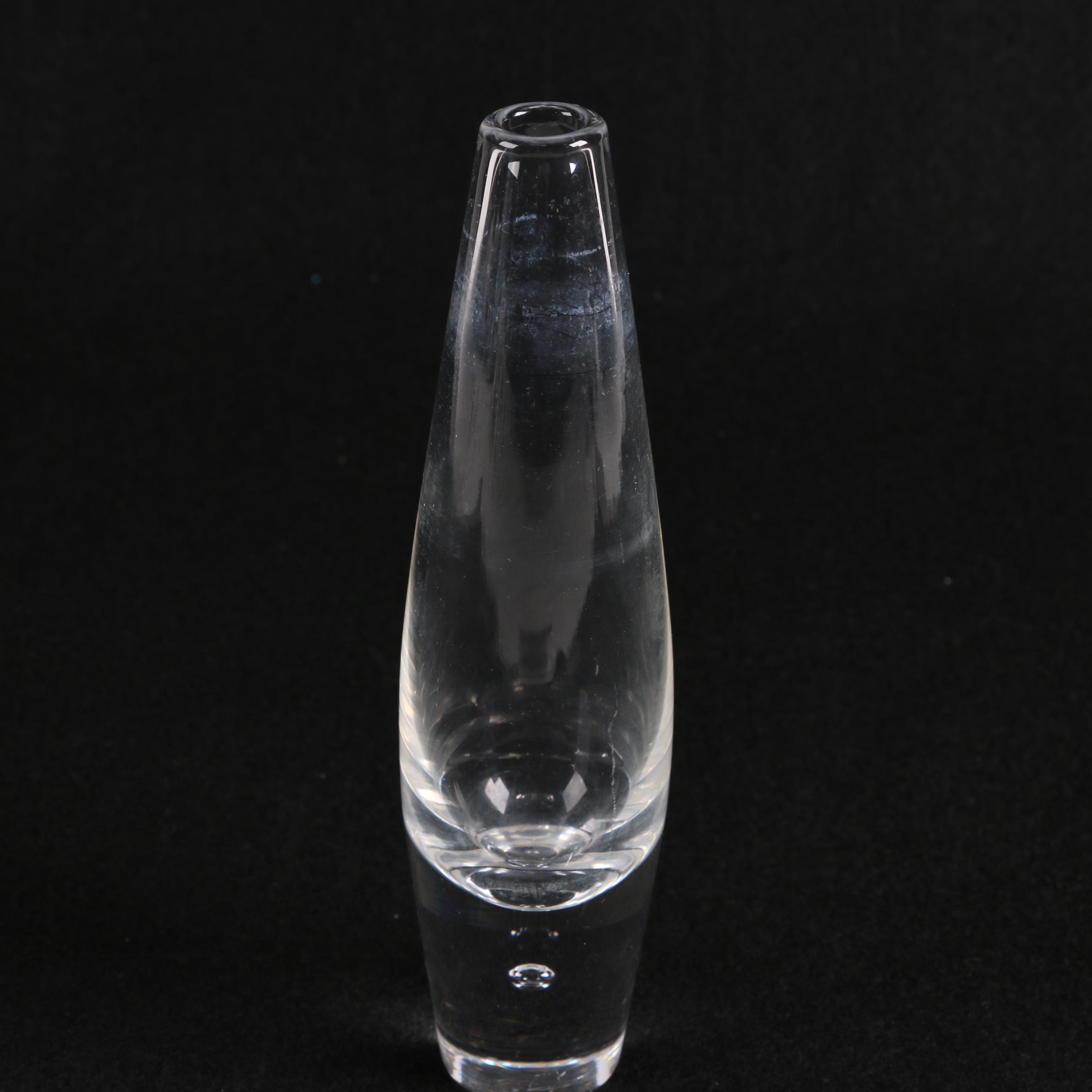 Steuben Glass "Teardrop" Bud Vase