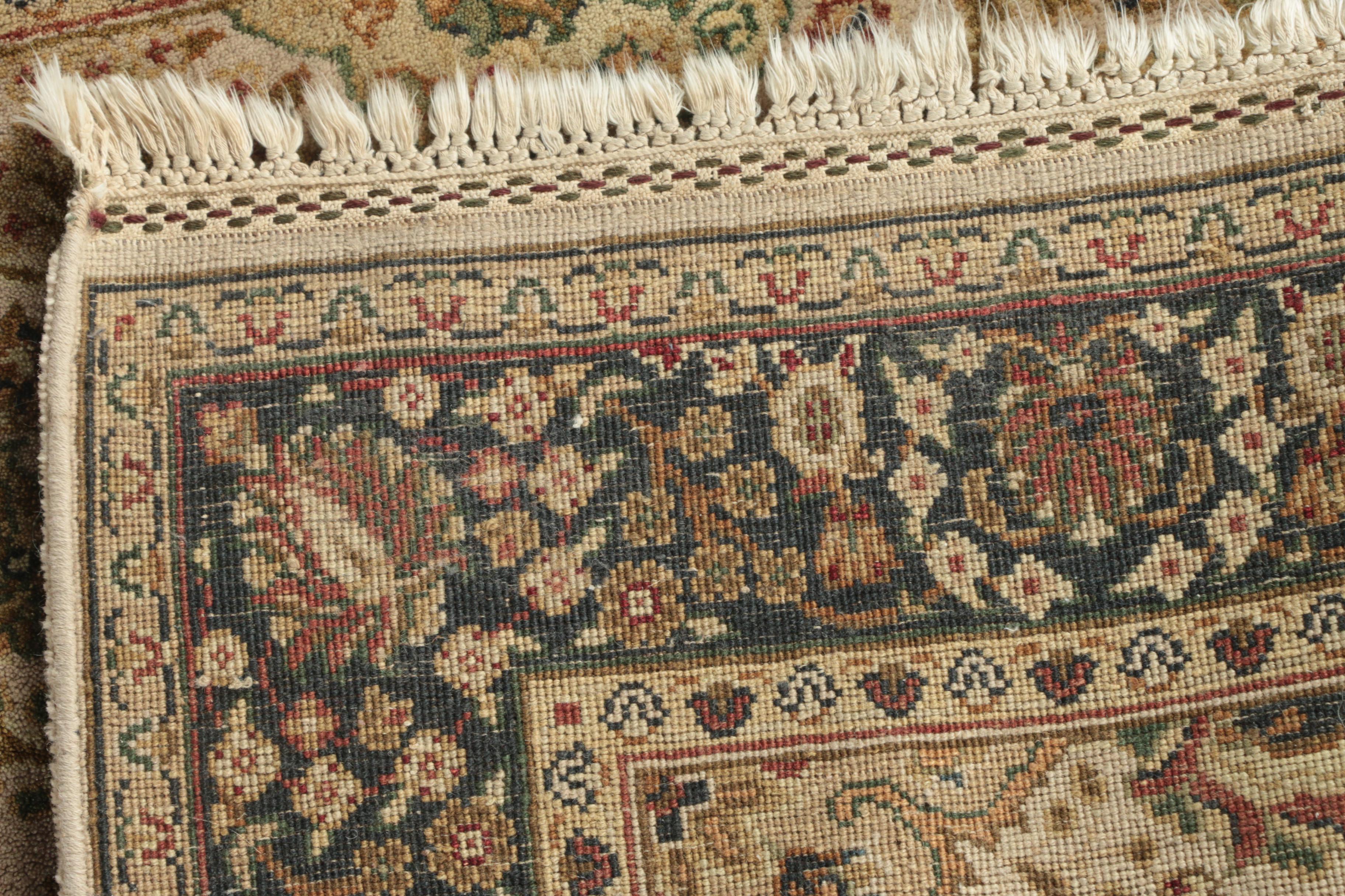 Hand-Knotted Indo-Persian Area Rug