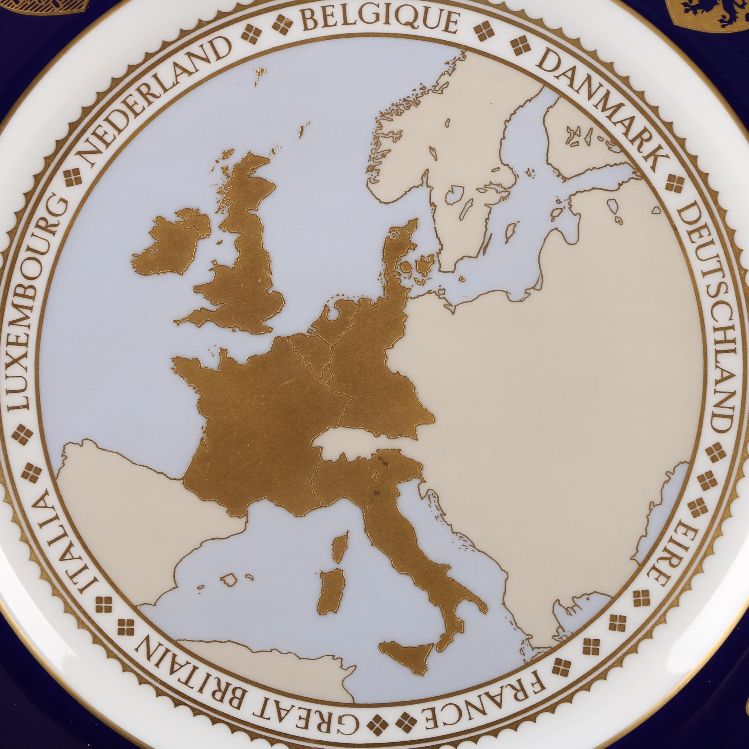 1973 Spode European Union Commemorative Bone China Plate