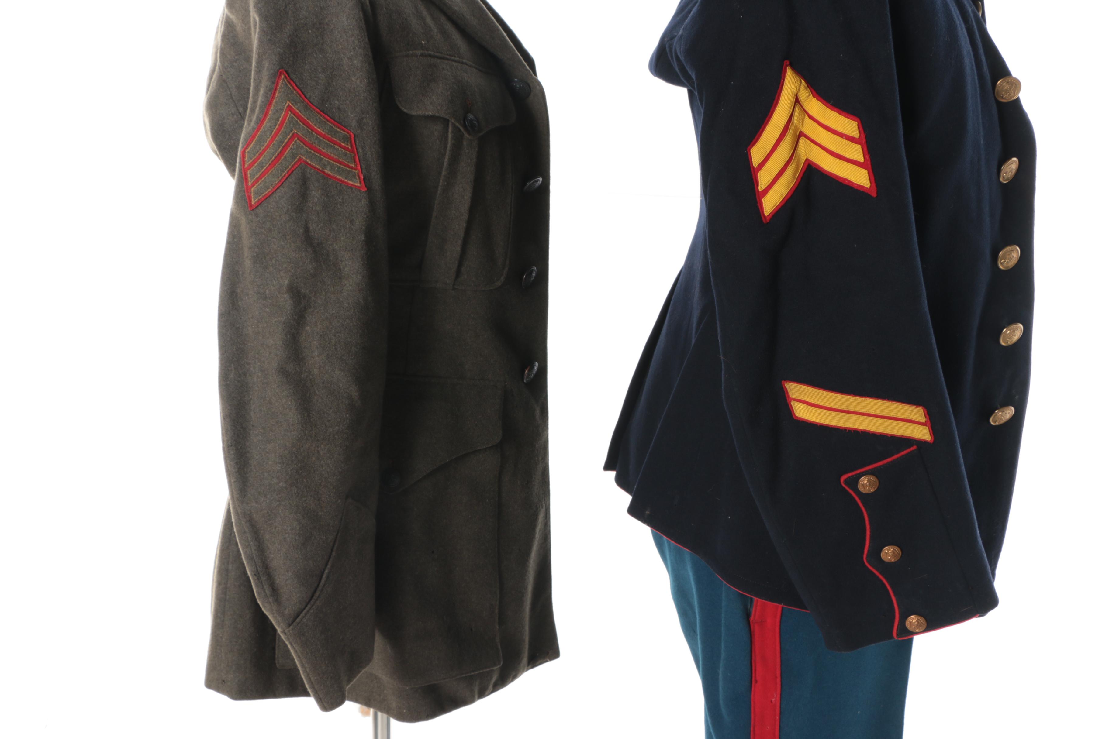 Circa 1920s U.S. Marine Corps Uniforms