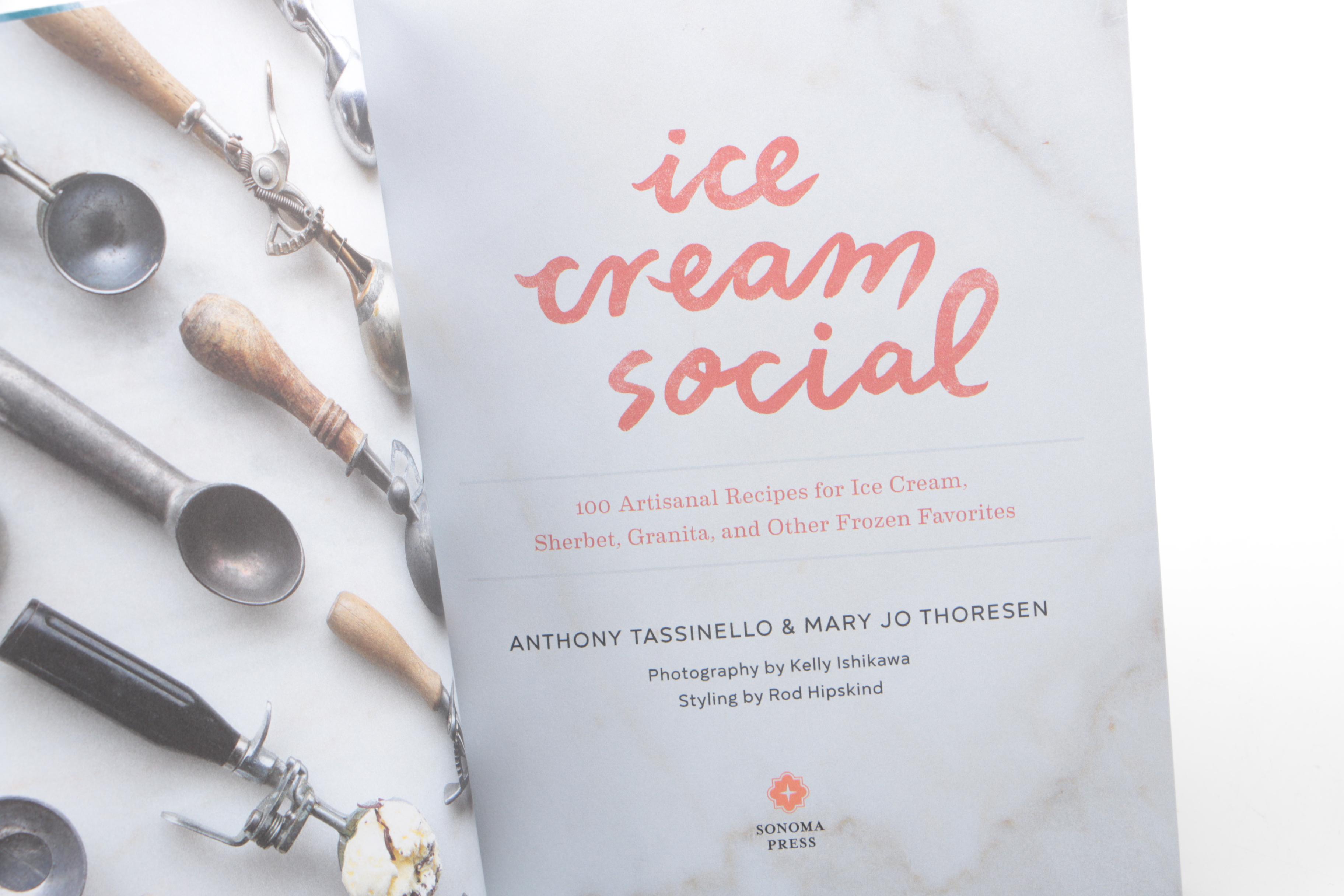 Hamilton Beach Ice Cream Maker with "Ice Cream Social" Recipe Book