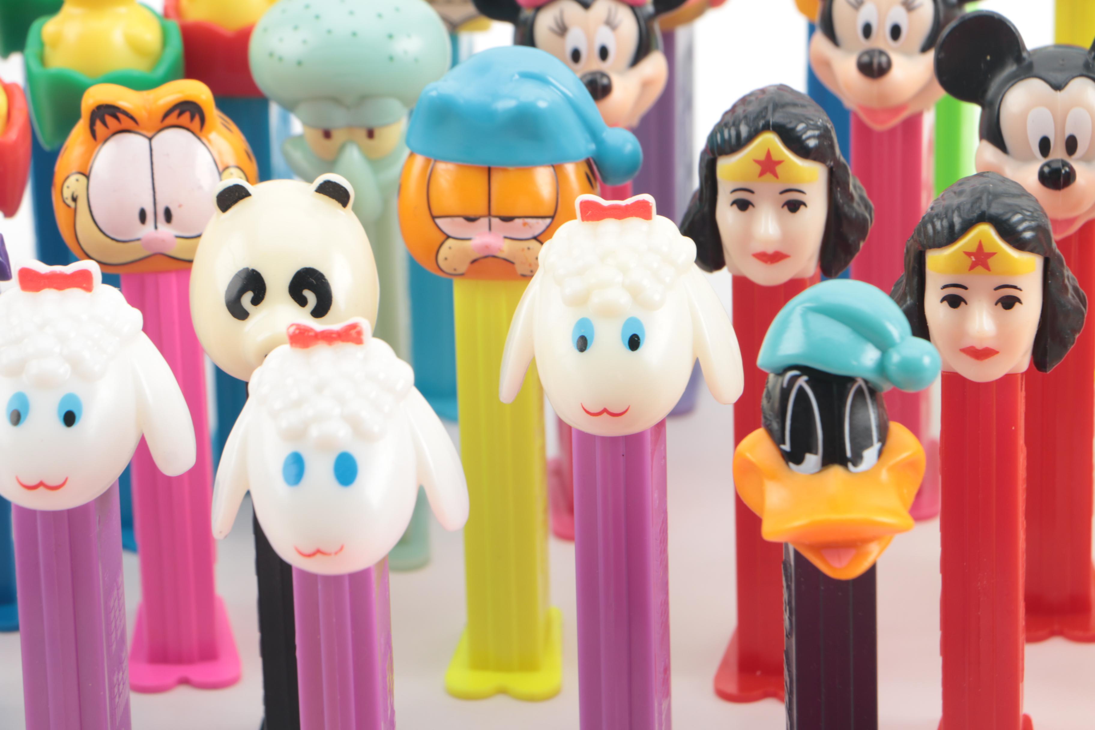 Disney, Looney Tunes, Holiday and Other Character Pez Dispensers