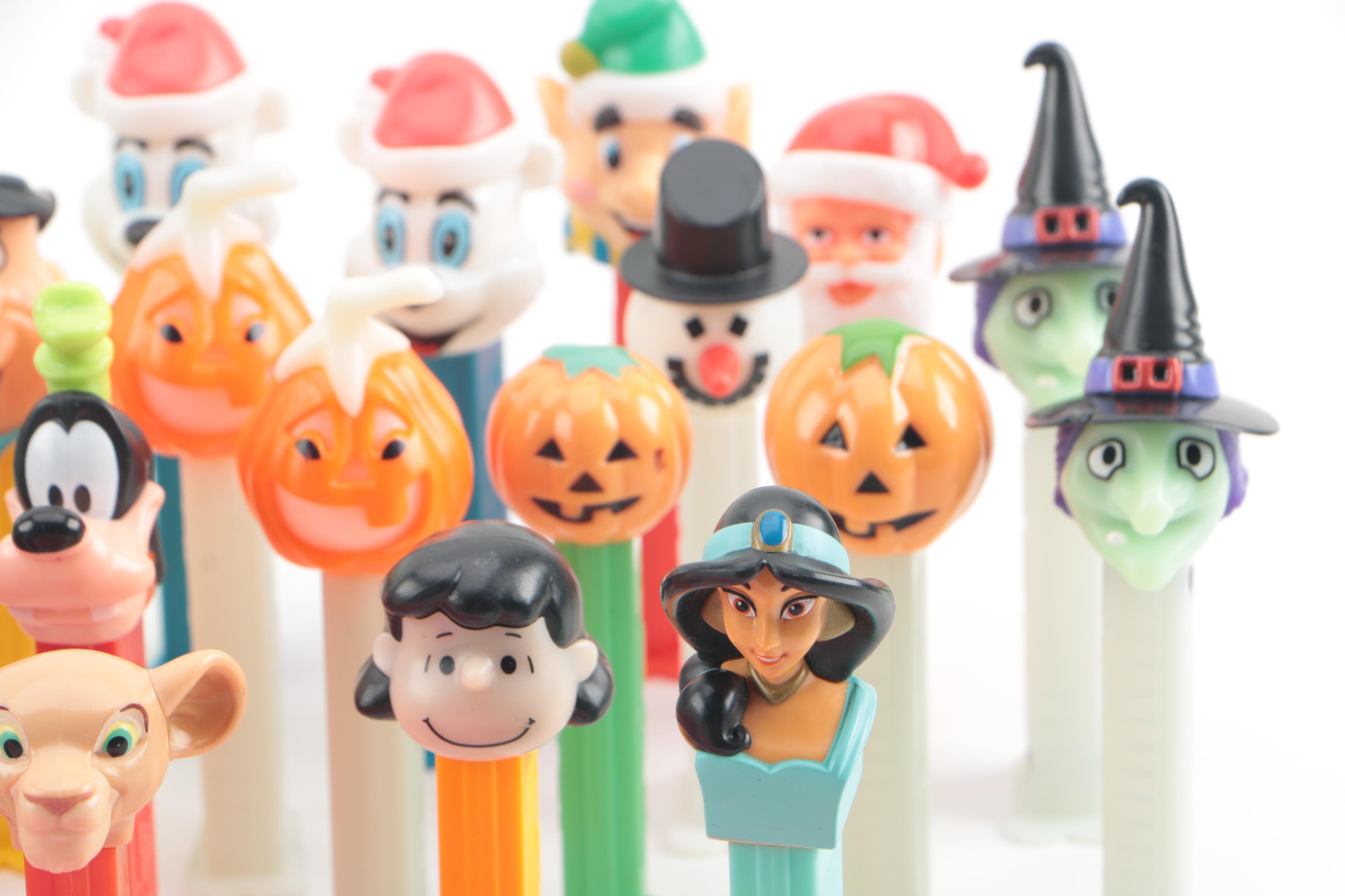 Disney, Looney Tunes, Holiday and Other Character Pez Dispensers